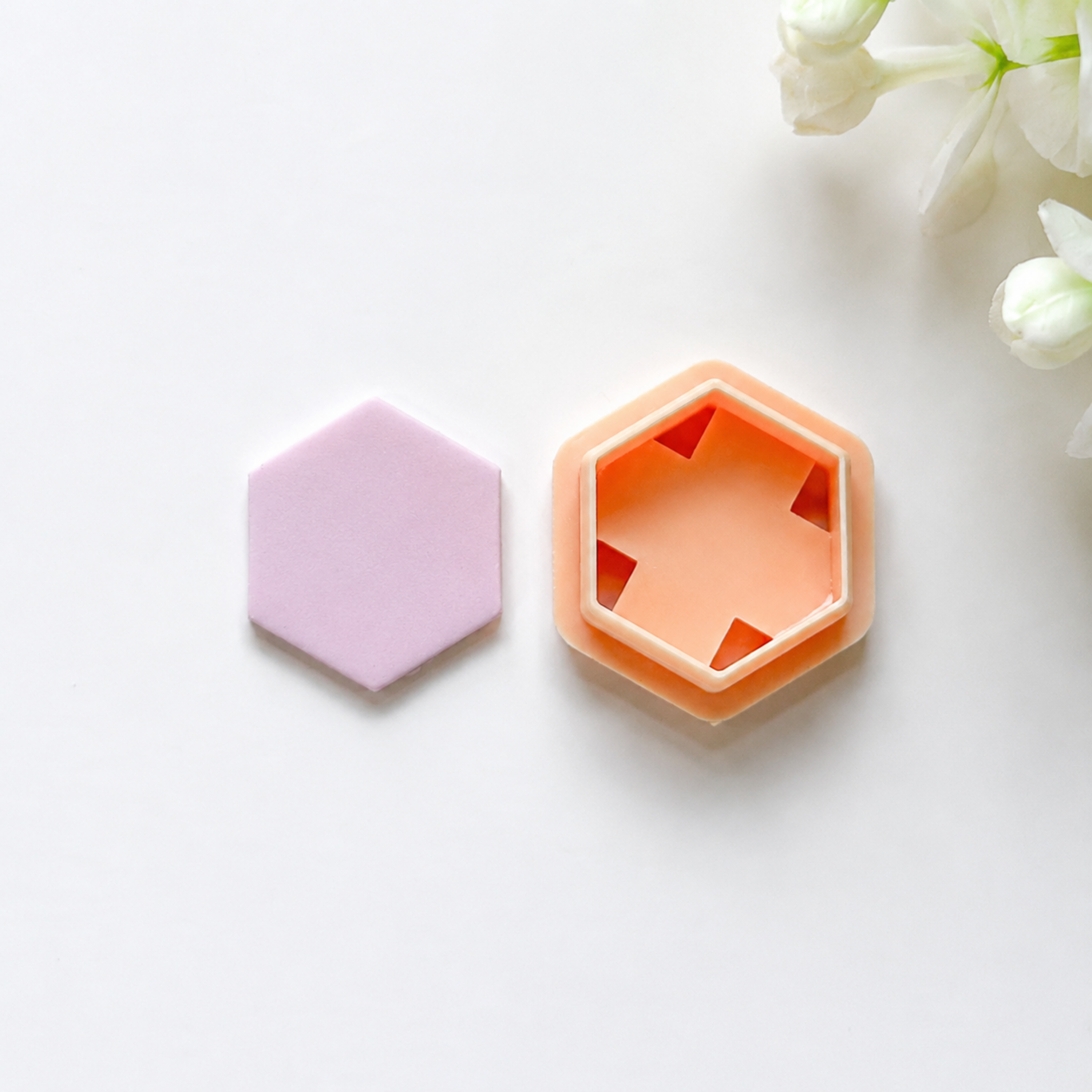 Hexagon Shape Geometric Polymer Clay Cutter