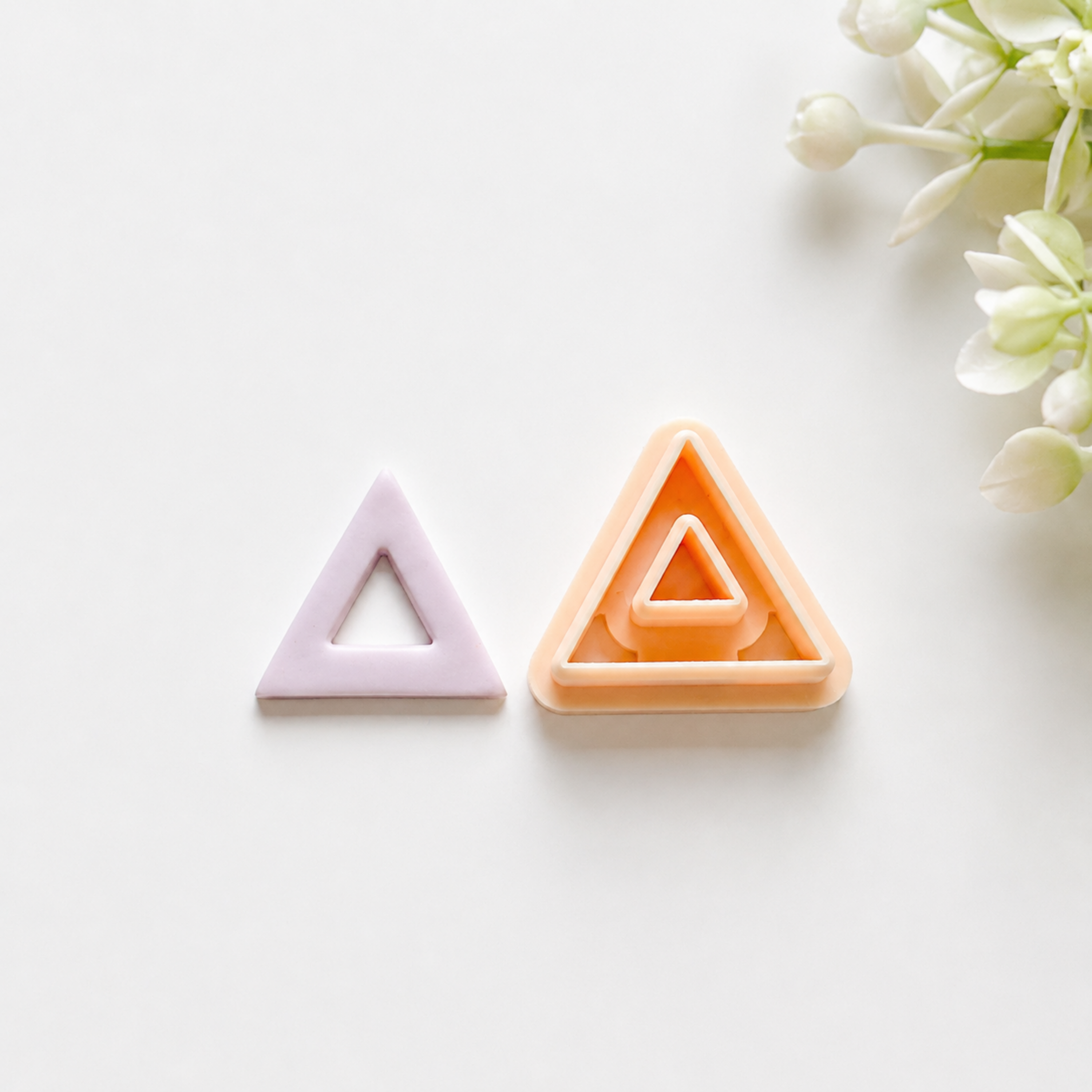 Triangle Donut Geometric Polymer Clay Cutter