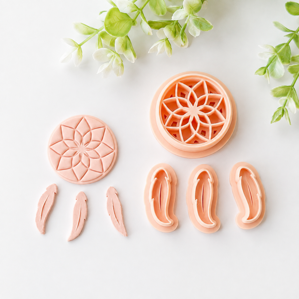 Dreamcatcher Polymer Clay Cutter Set - 4 Pcs