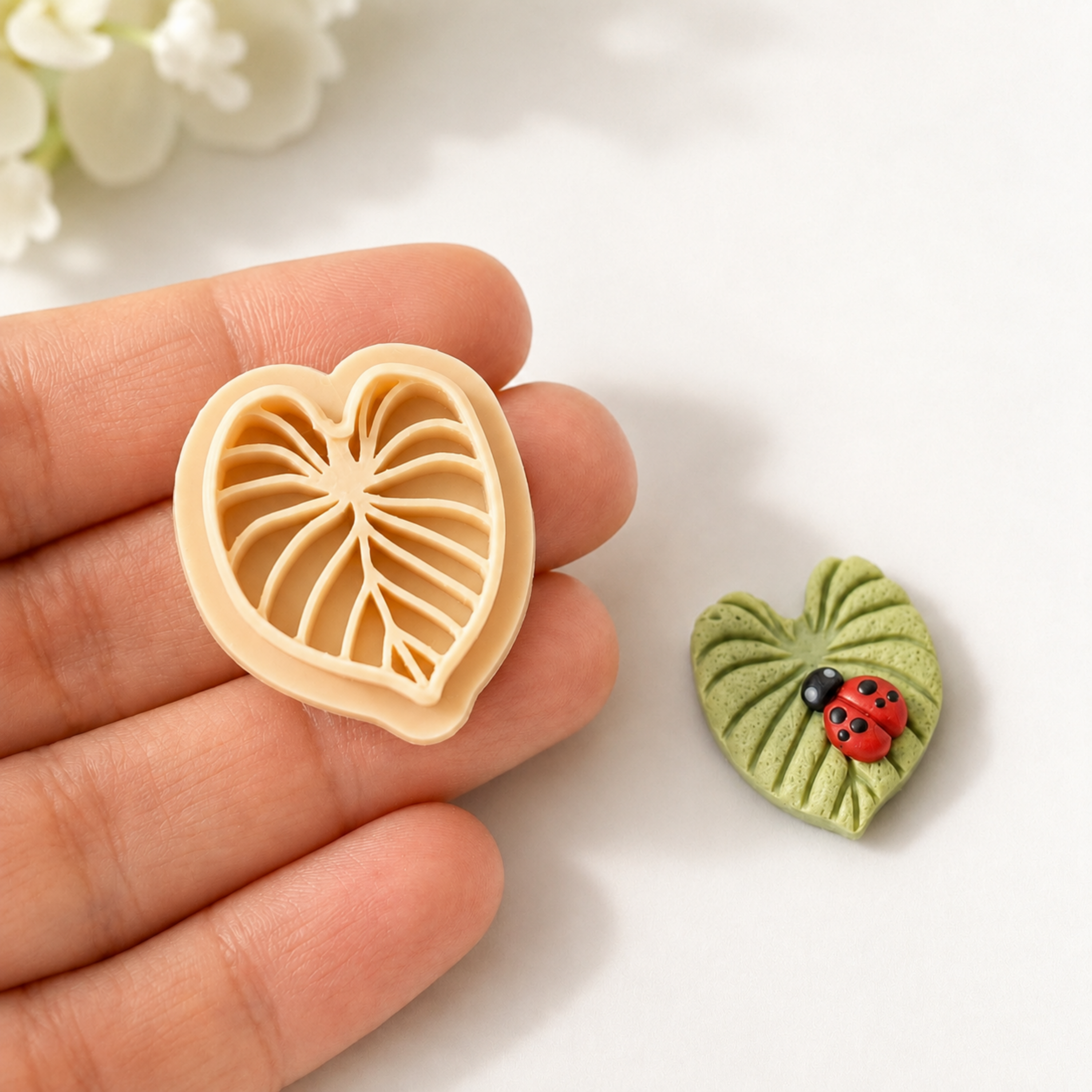 Botanical Leaf Polymer Clay Earring Cutter