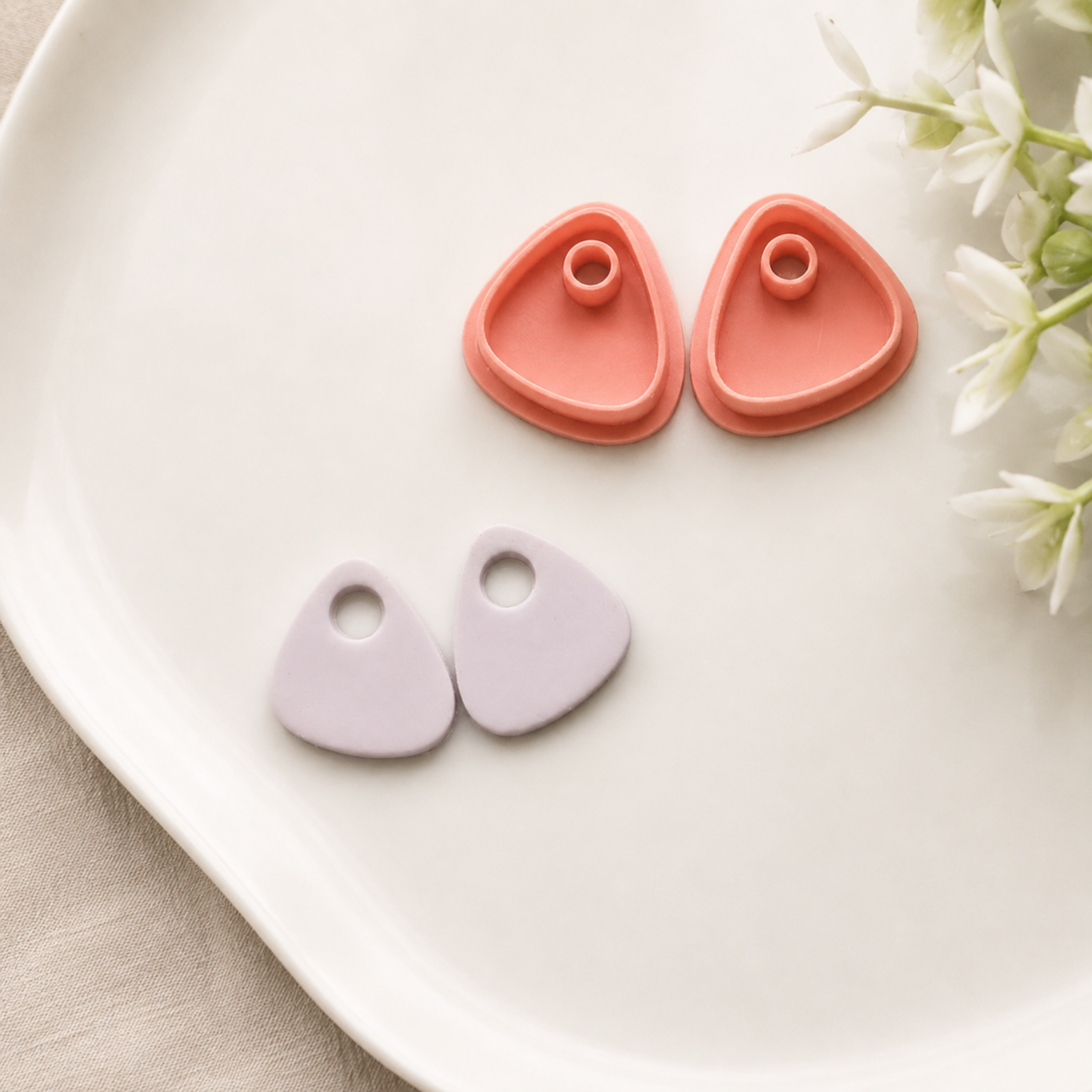 Abstract Polymer Clay Earring Cutter Set