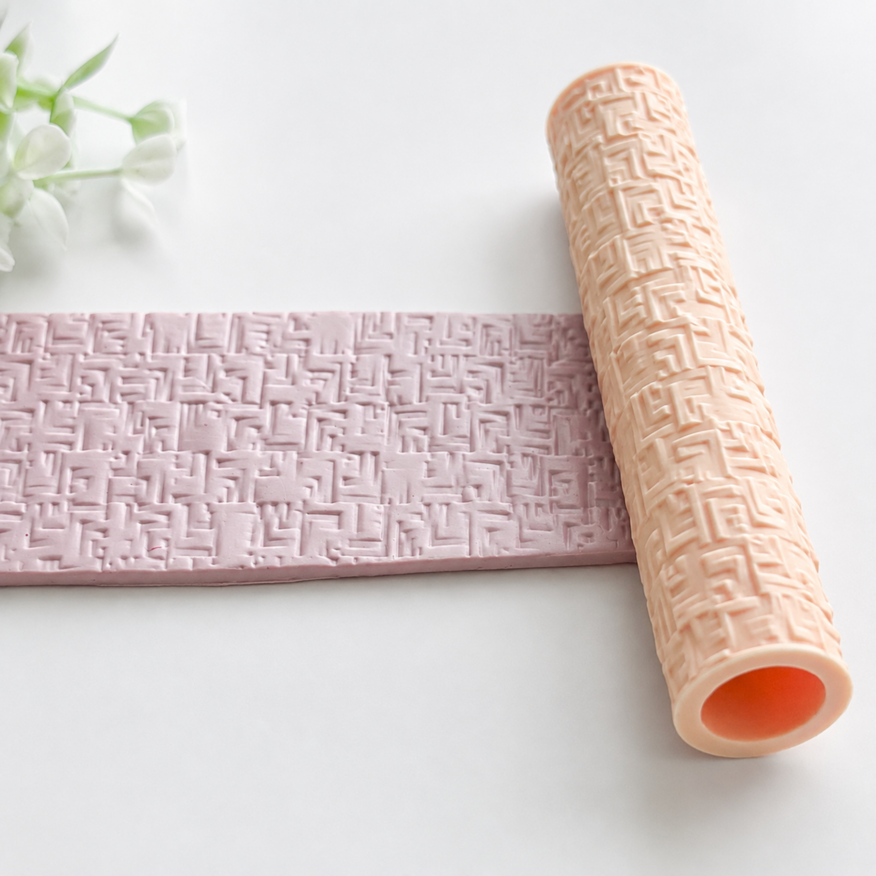 Tile Polymer Clay Texture Roller Tool – 10cm