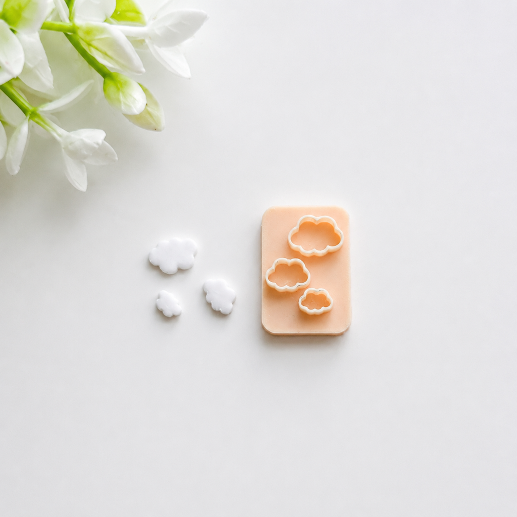 Cloud Polymer Clay Micro Cutter (3–5 mm)