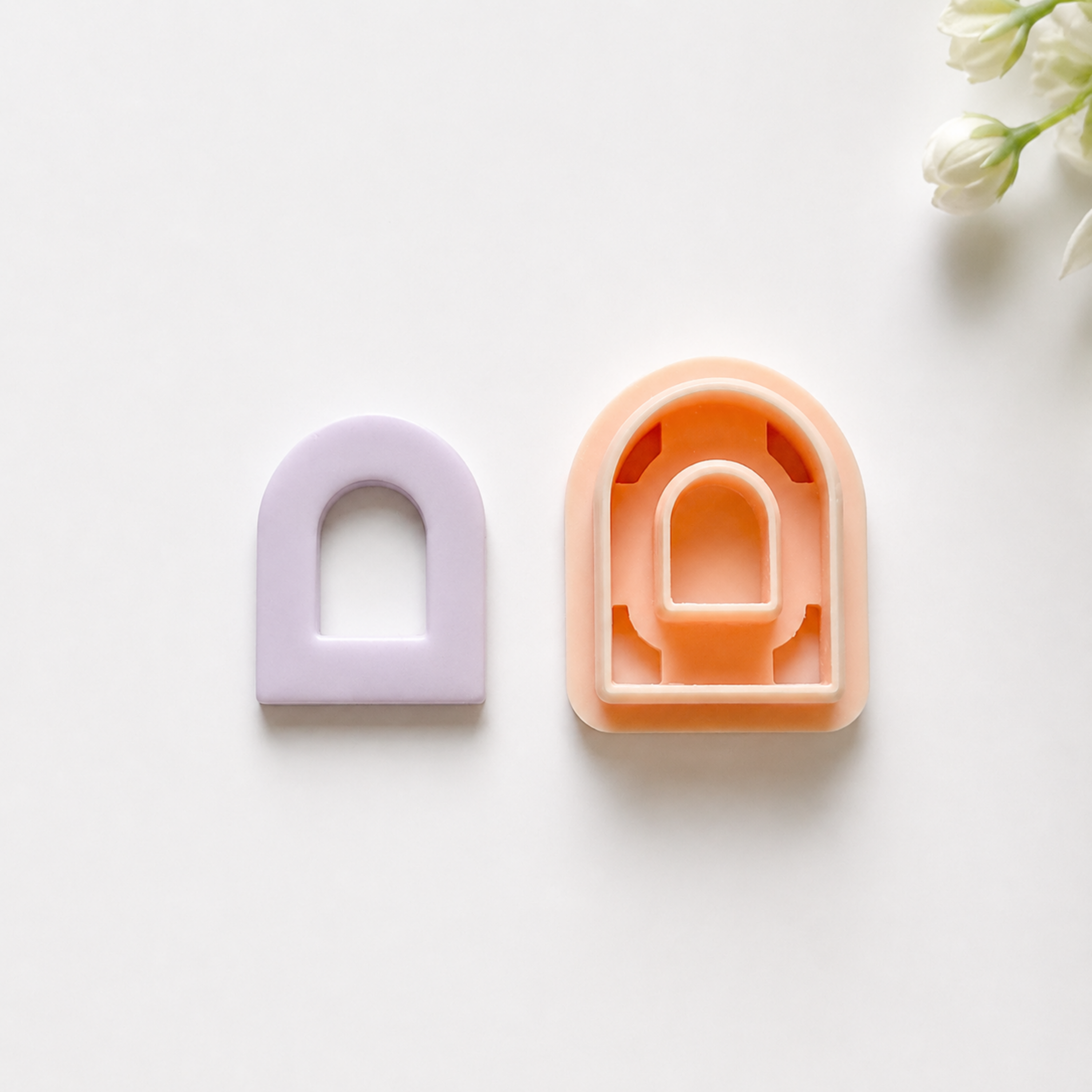Arch Donut Geometric Polymer Clay Cutter