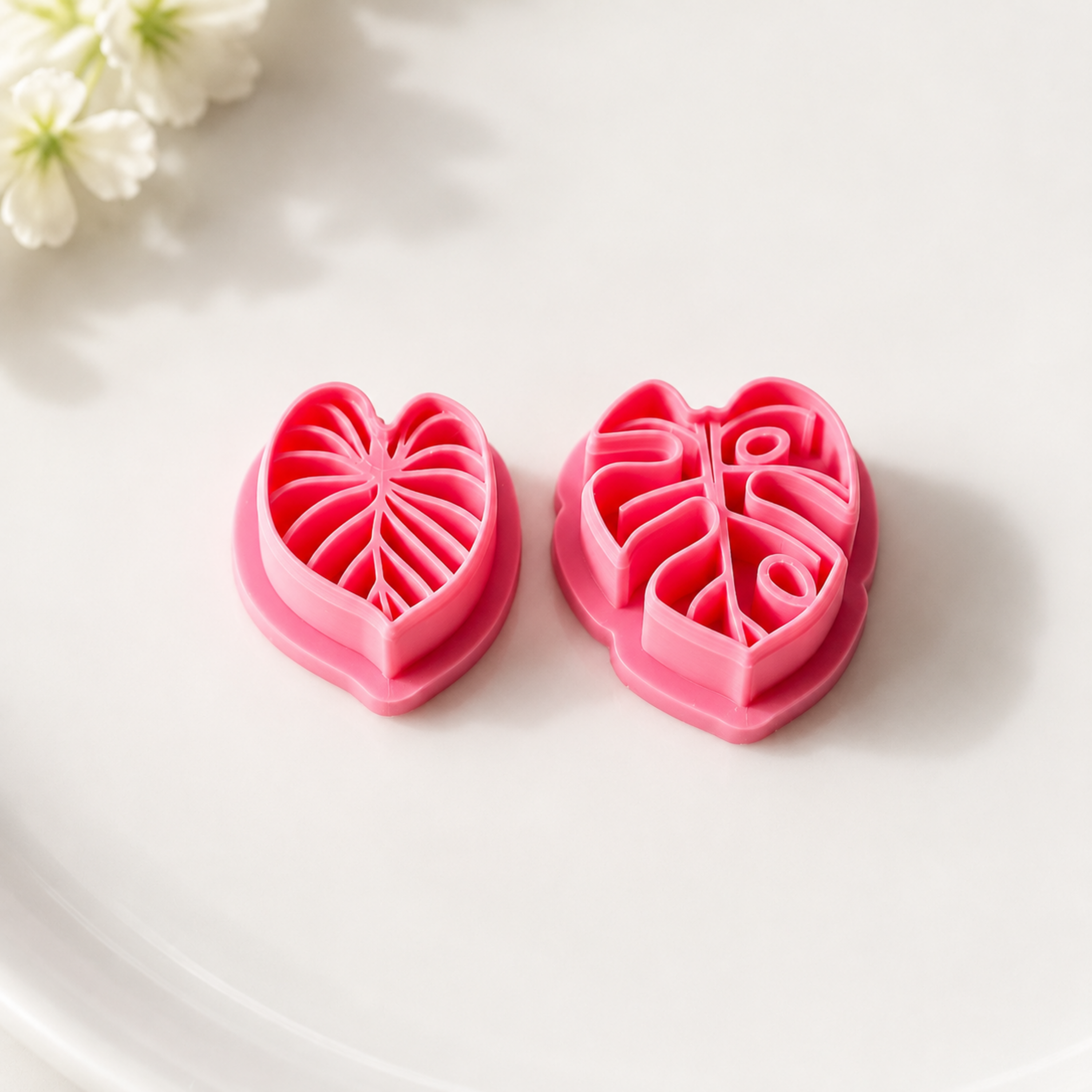 Botanical Leaf Polymer Clay Earring Cutter
