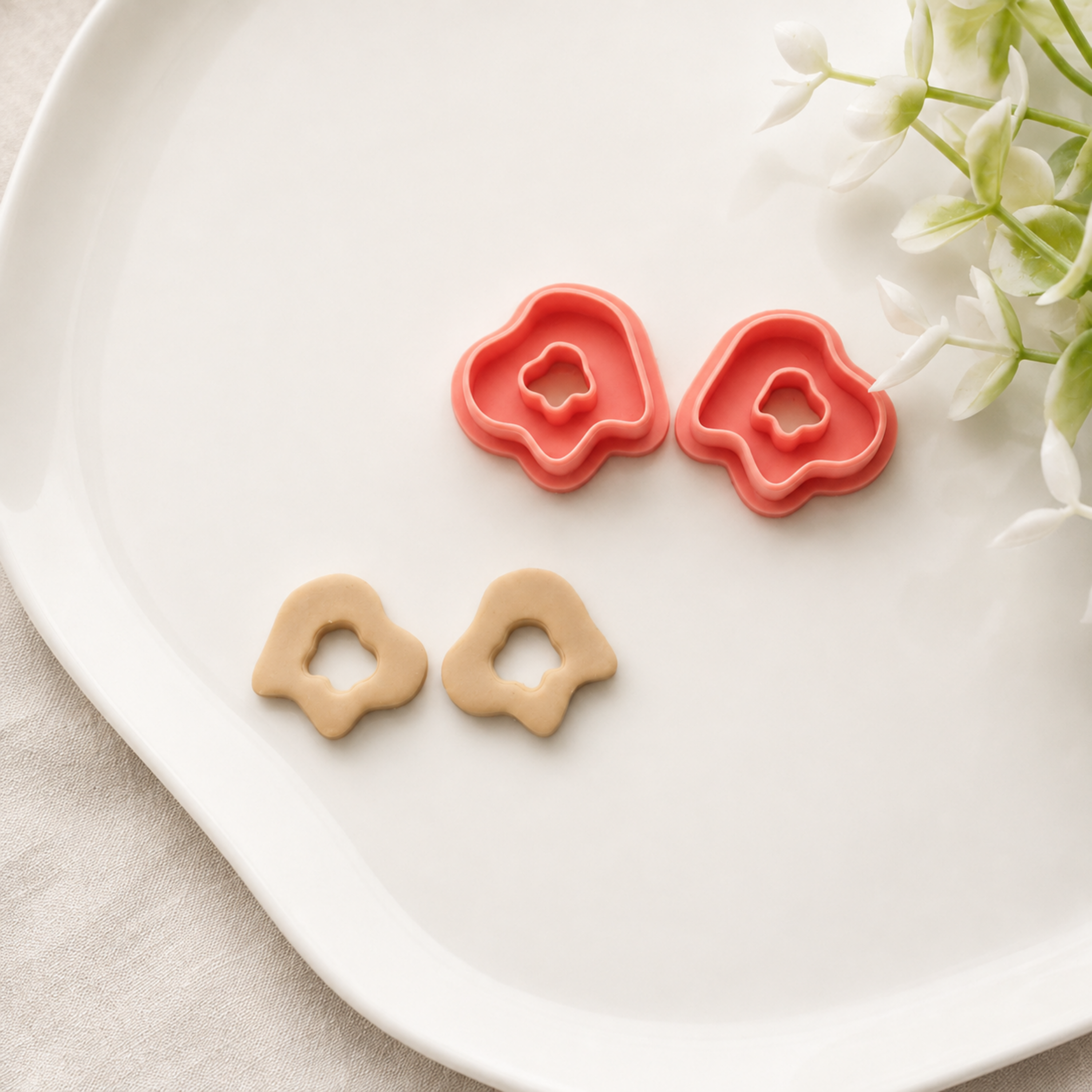 Abstract Polymer Clay Earring Cutter Set