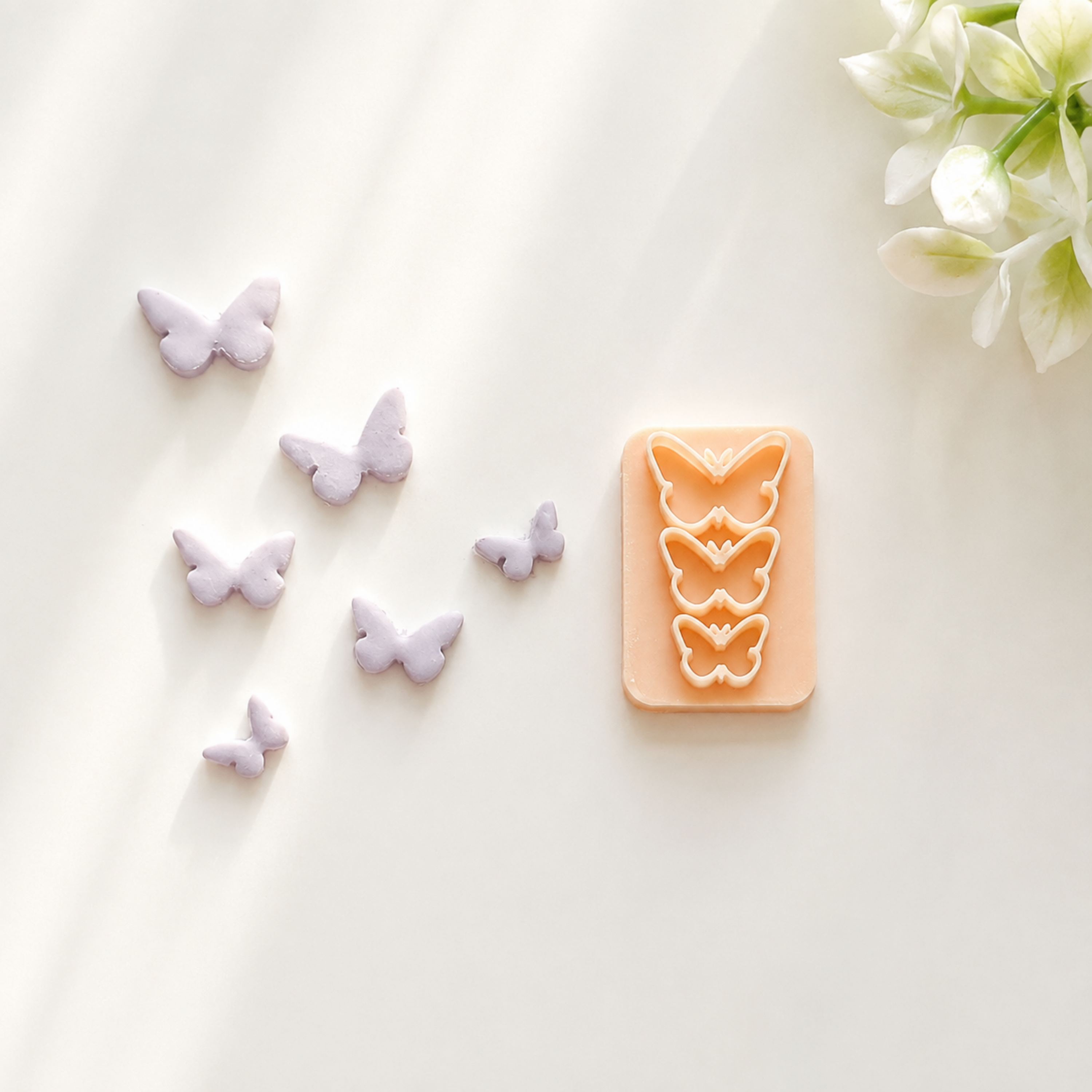 Butterfly Polymer Clay Micro Cutter (4–7 mm)