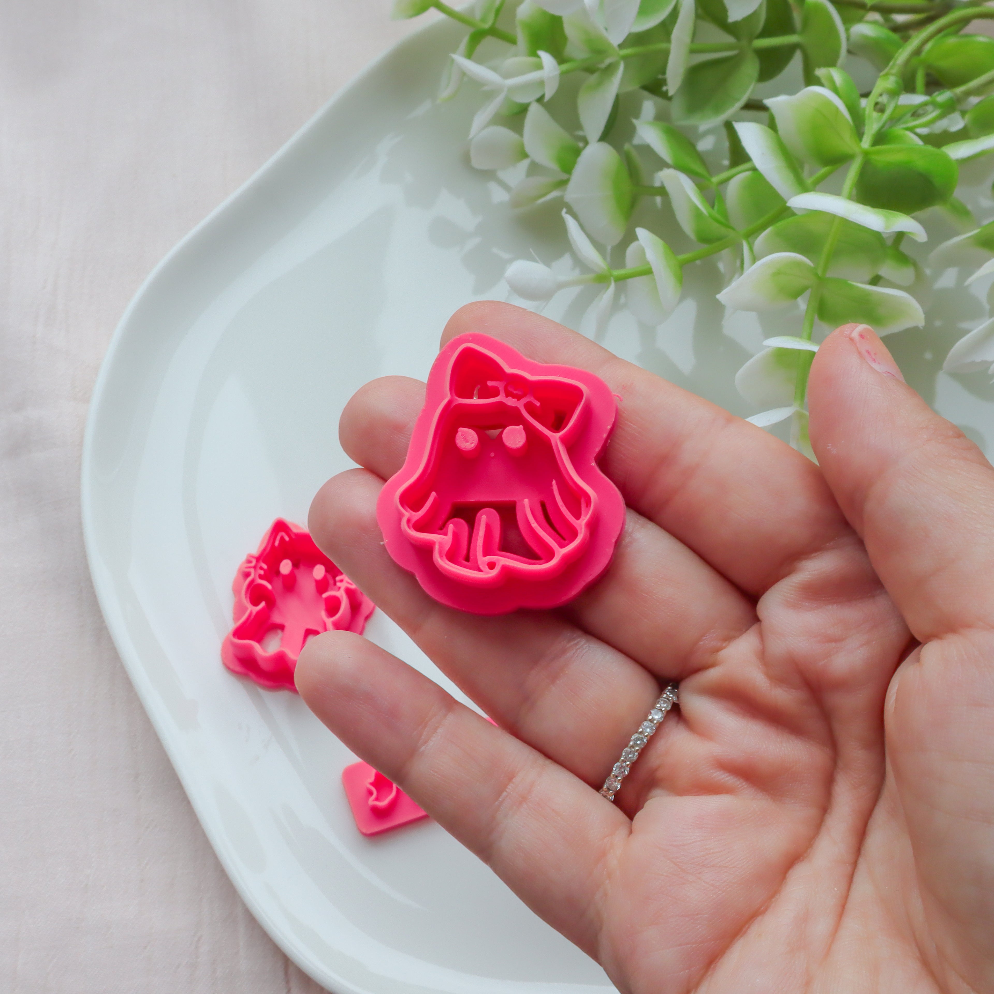 Ghost Polymer Clay Halloween Cutter Set