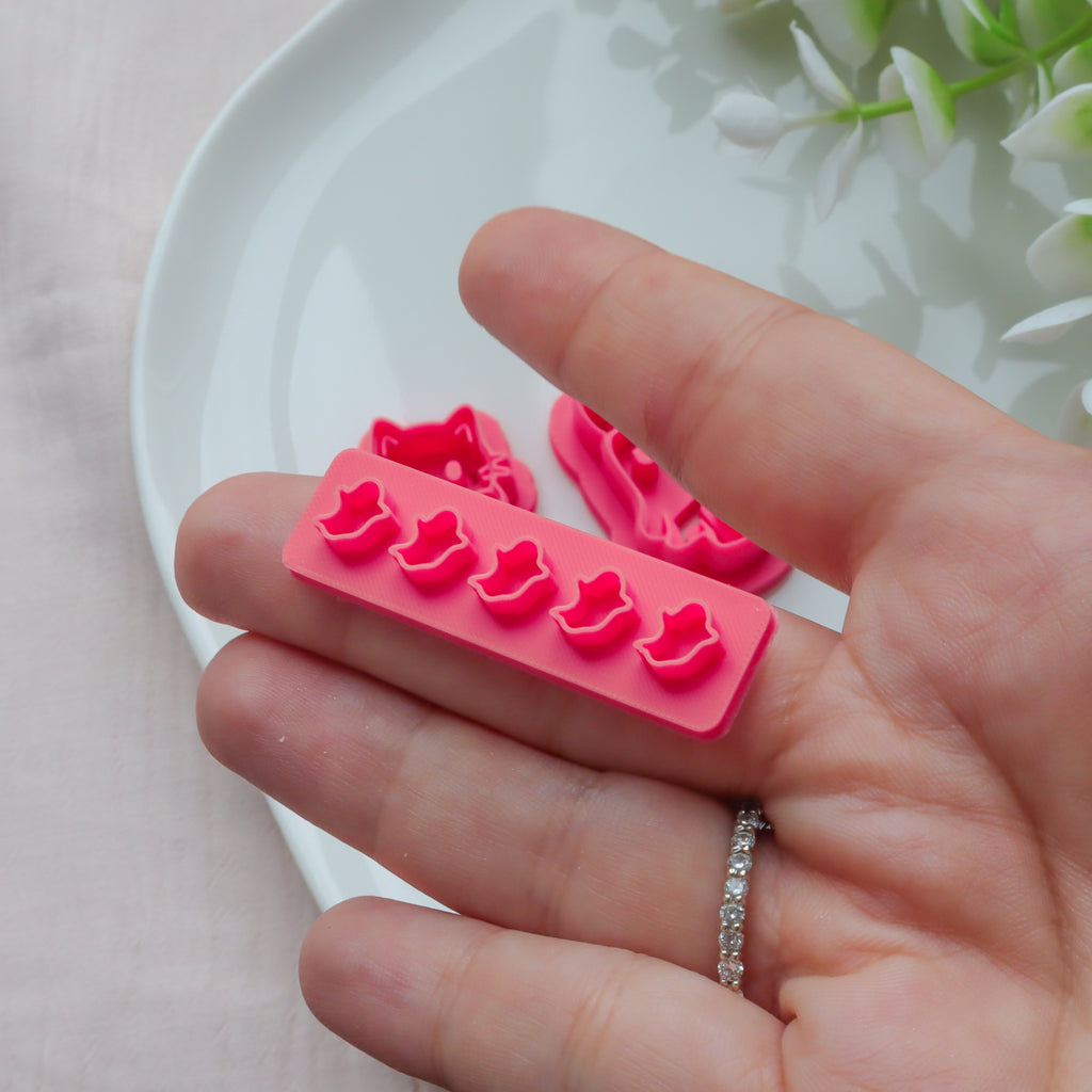 Ghost Polymer Clay Halloween Cutter Set