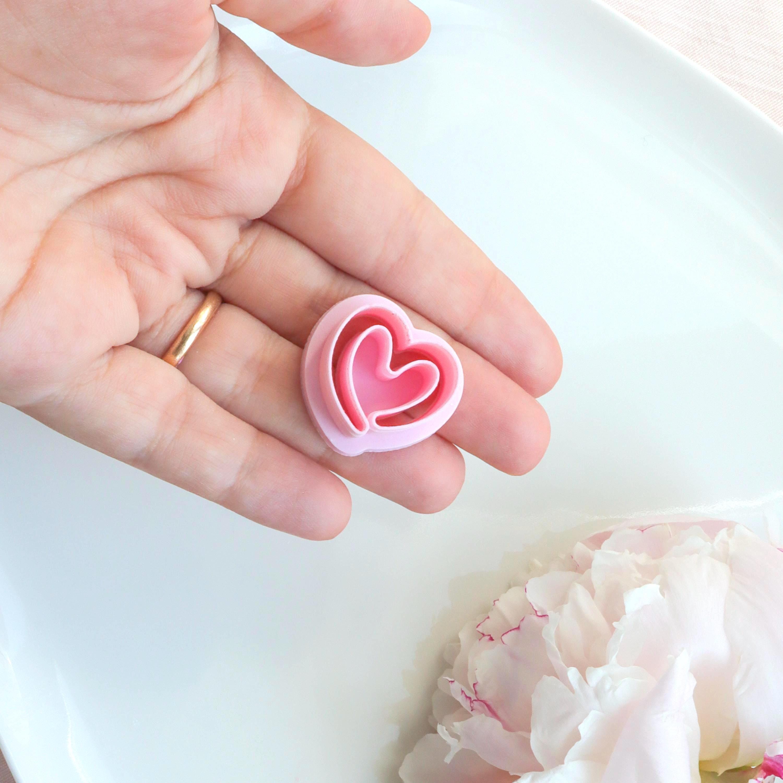 Heart Outline Polymer Clay Cutter