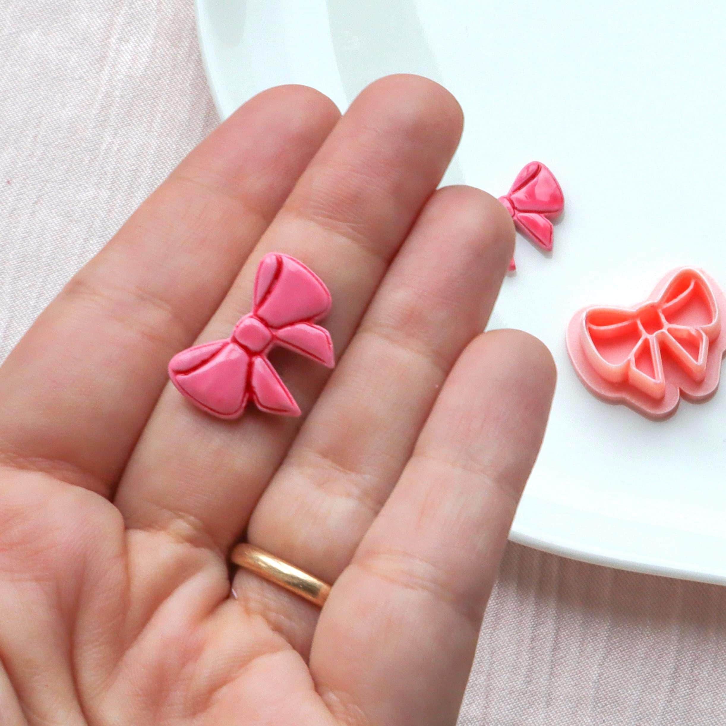 Coquette Bow Polymer Clay Romantic Cutter