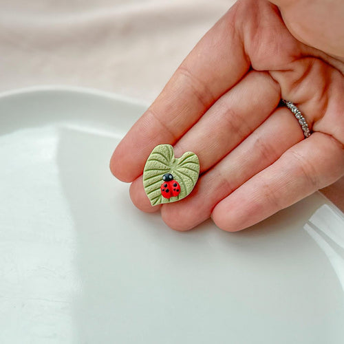 Botanical Leaf Polymer Clay Earring Cutter