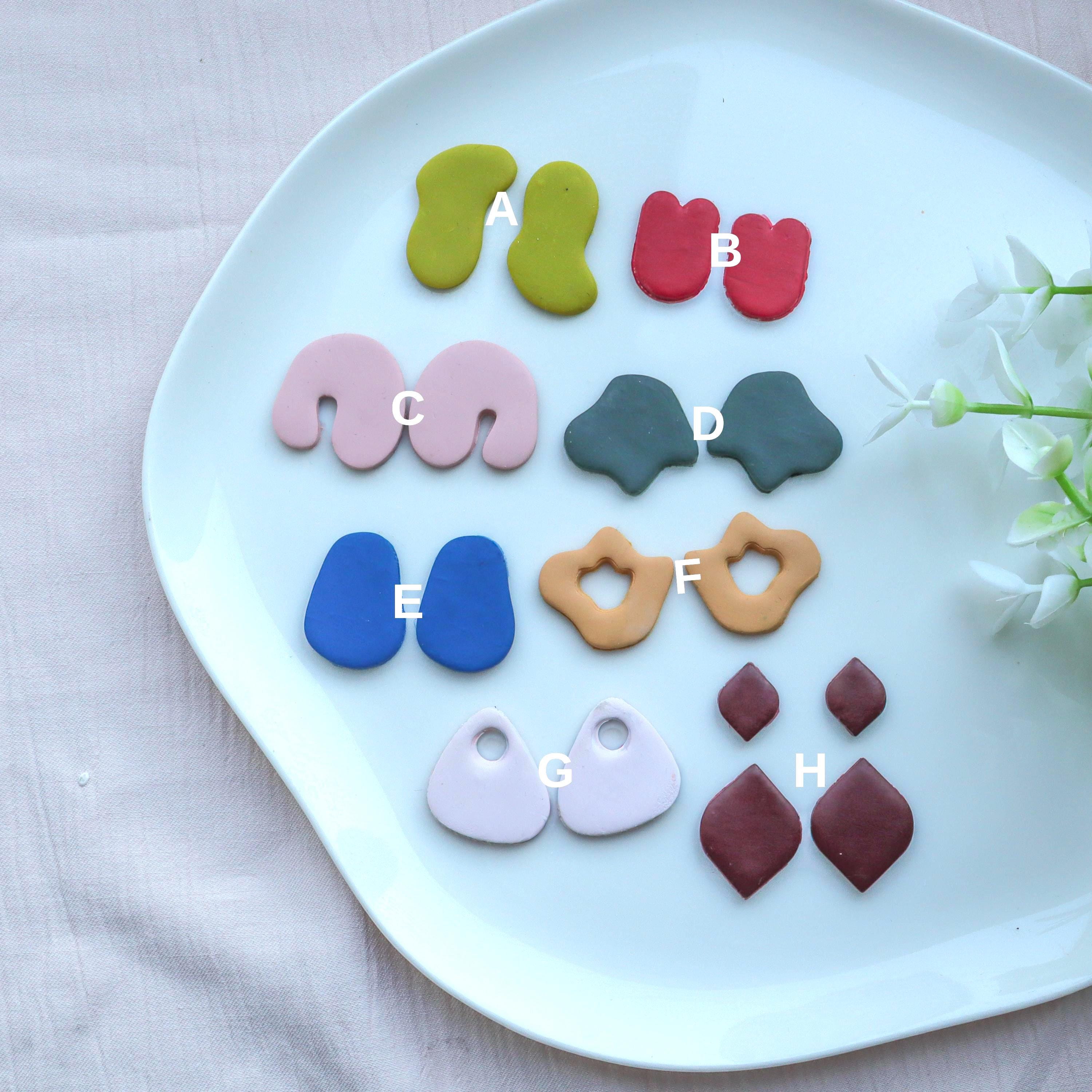 Abstract Polymer Clay Earring Cutter Set