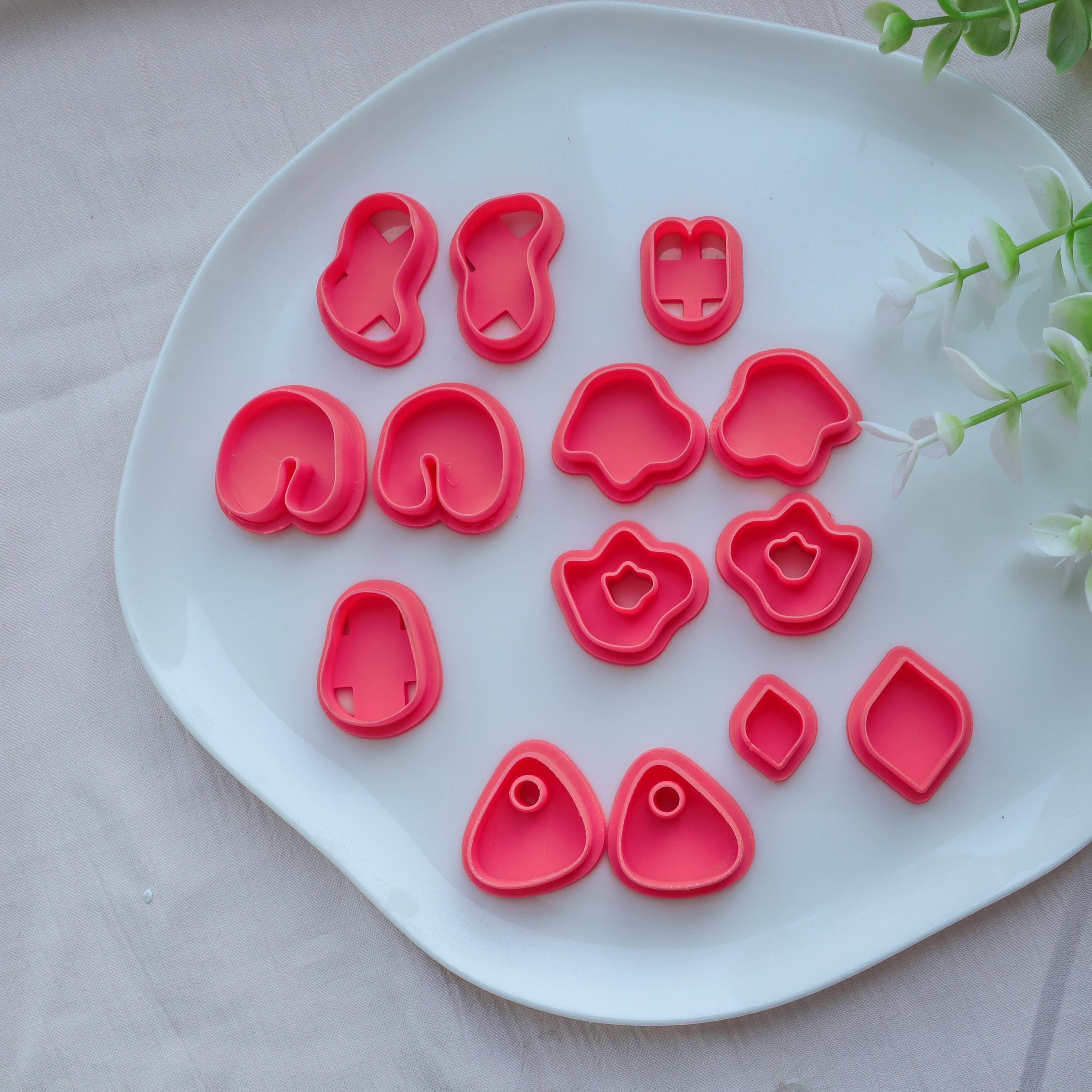 Abstract Polymer Clay Earring Cutter Set
