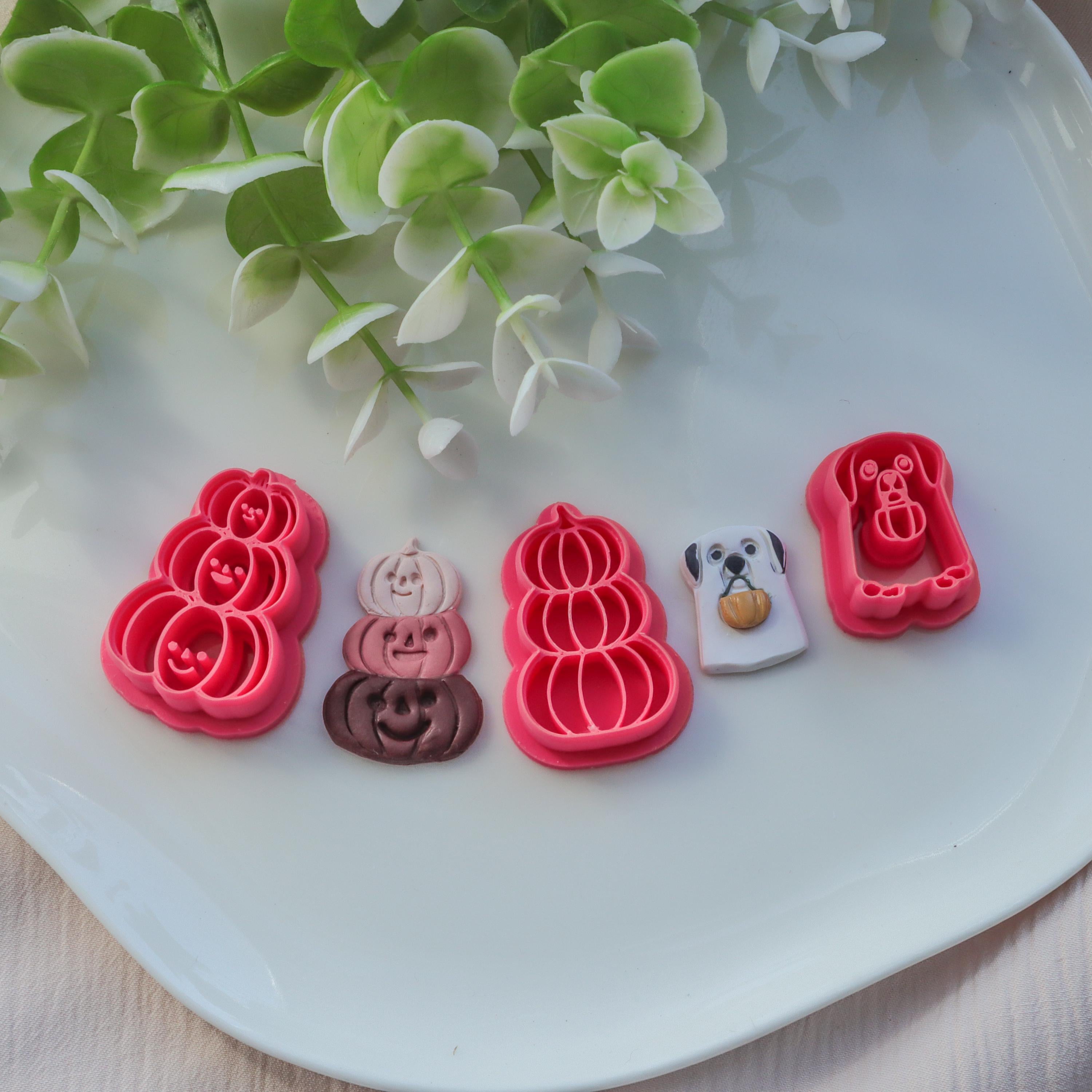 Dog Ghost Polymer Clay Halloween Cutter