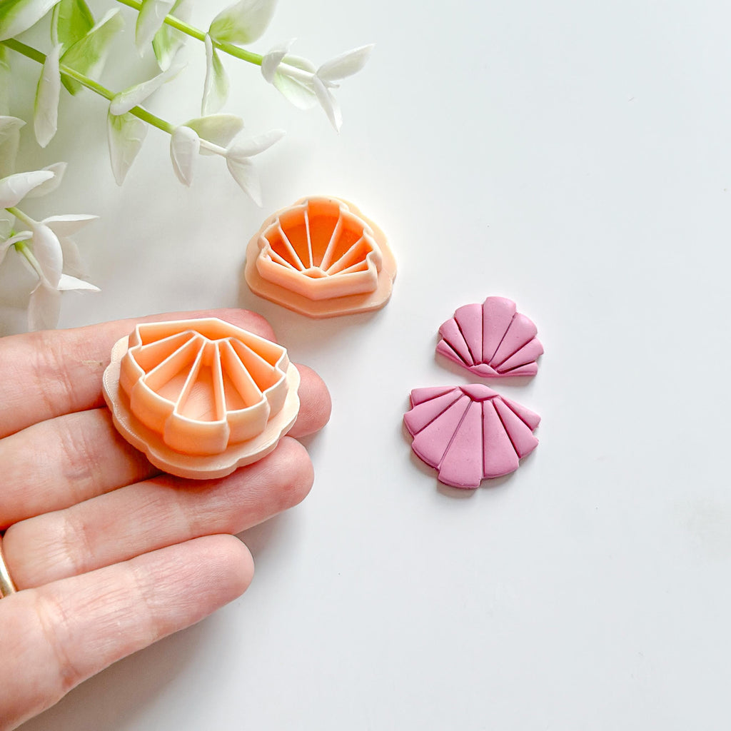 Art Deco Modern Polymer Clay Cutter Set- 2 Pieces