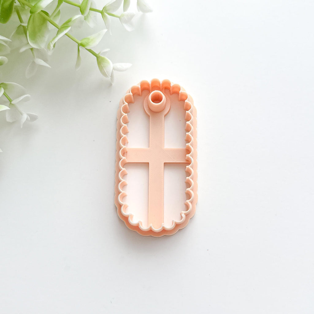 Scalloped Clay Bookmark Cutter - 80mm
