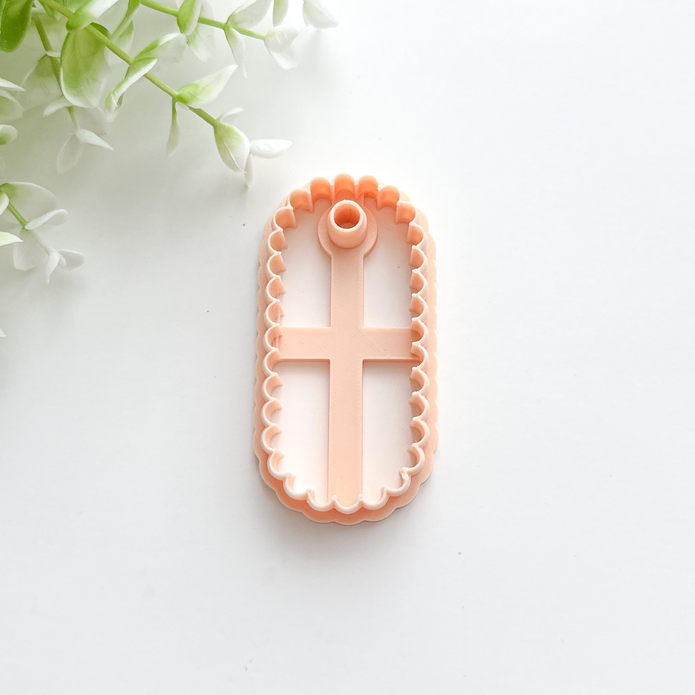 Scalloped Clay Bookmark Cutter - 80mm