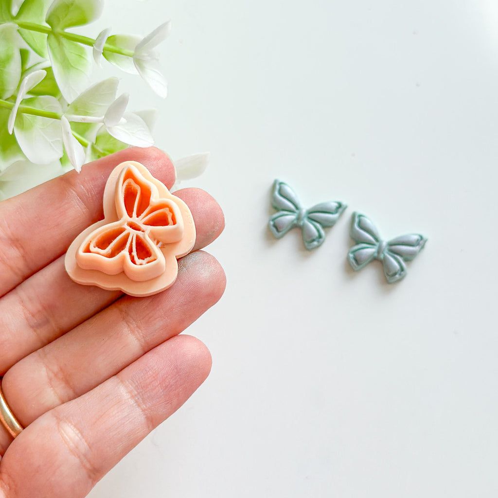 Butterfly Polymer Clay Stud Earring Cutter