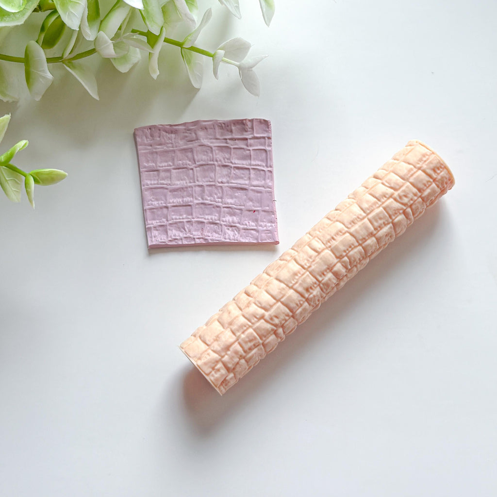 Polymer Clay Leather Texture Roller Tool – 10cm