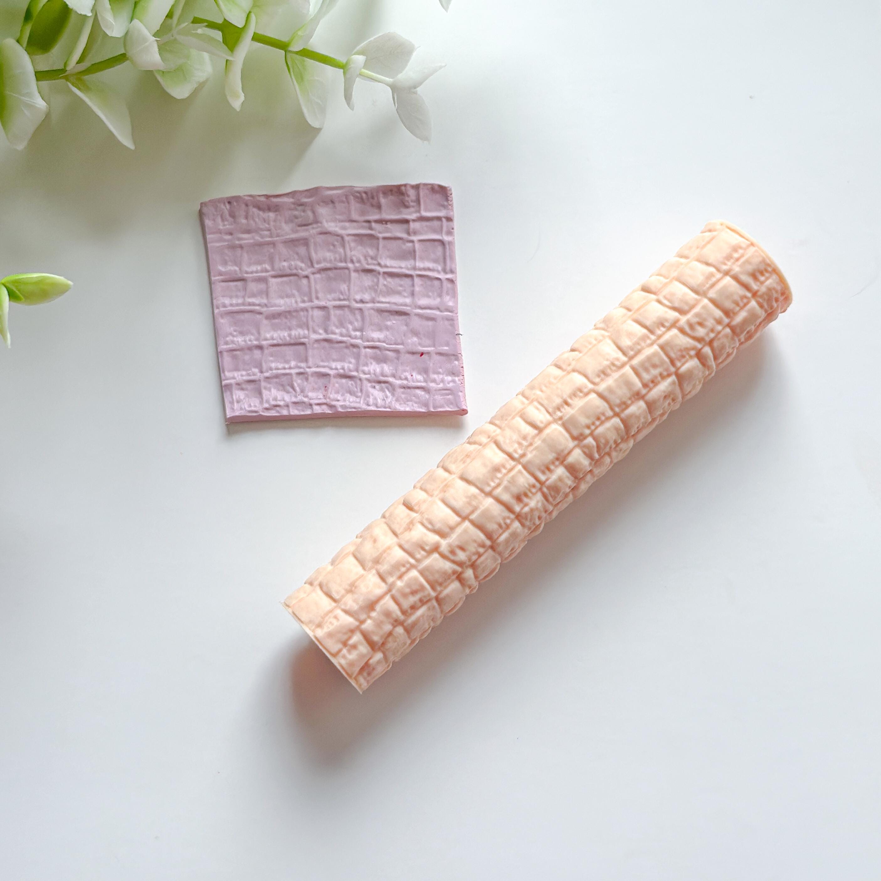 Polymer Clay Leather Texture Roller Tool – 10cm