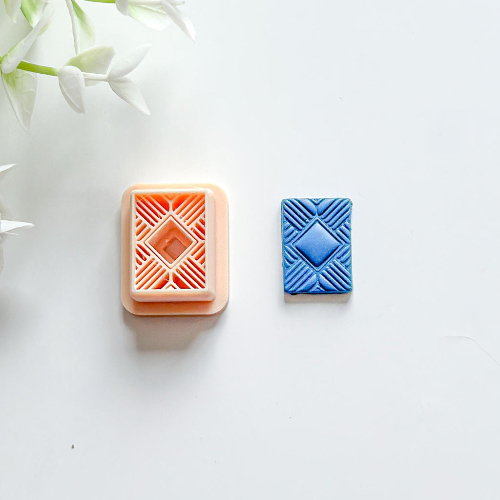 Geometric Art Deco Polymer Clay Earring Cutter