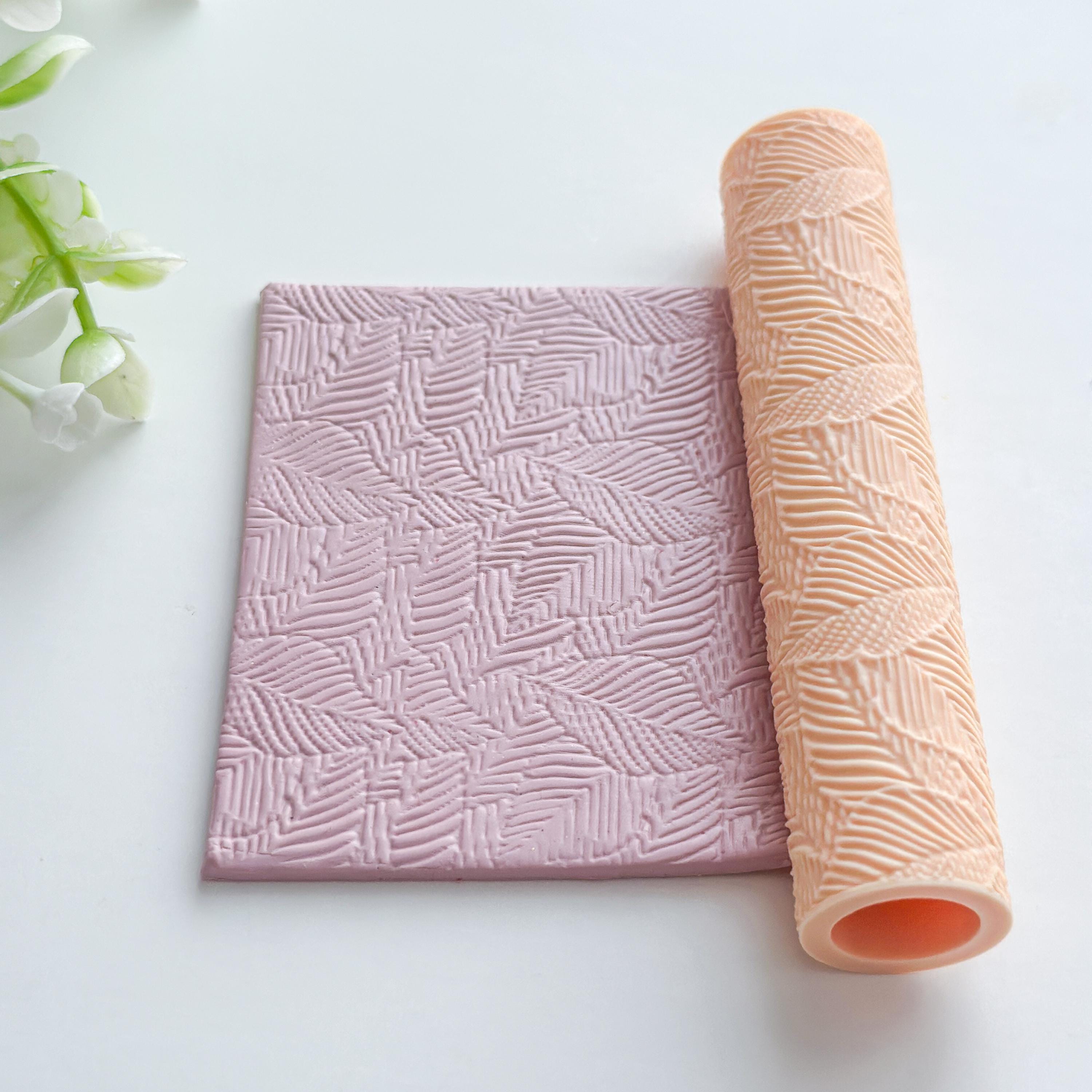 Leaf Polymer Clay Texture Roller Tool – 10cm