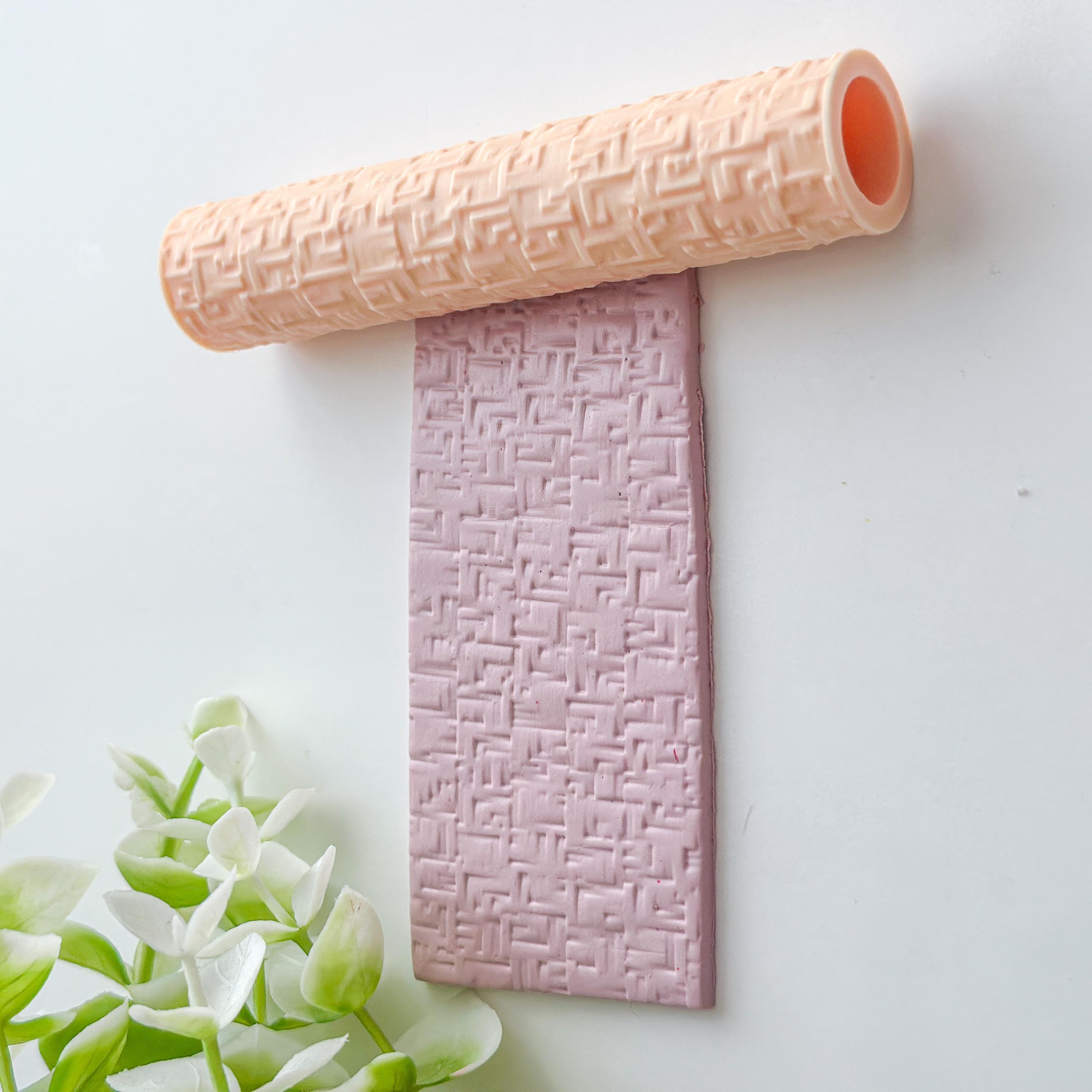 Tile Polymer Clay Texture Roller Tool – 10cm