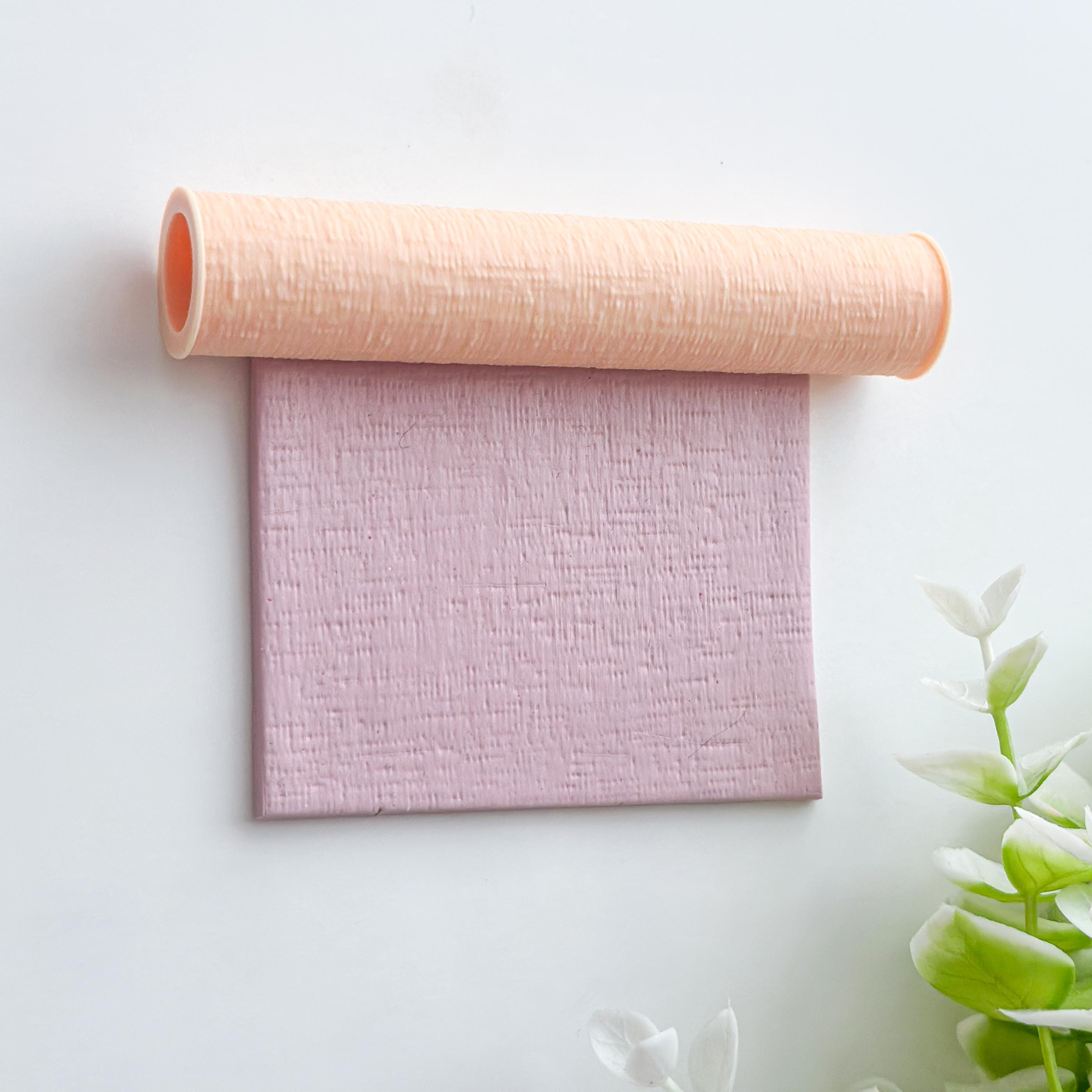 Textile Polymer Clay Texture Roller Tool – 10cm