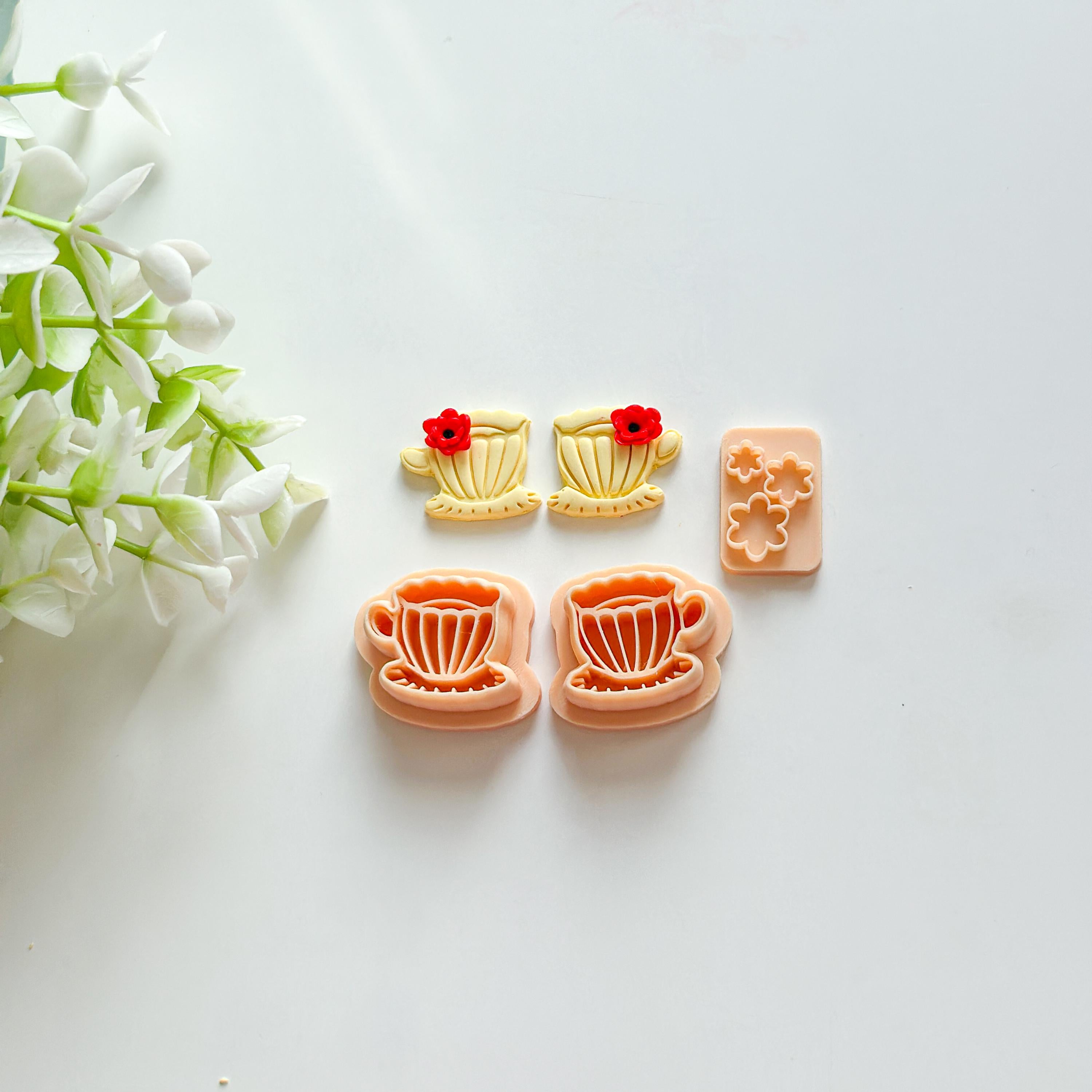 Flower Polymer Clay Micro Cutter (3–5 mm)