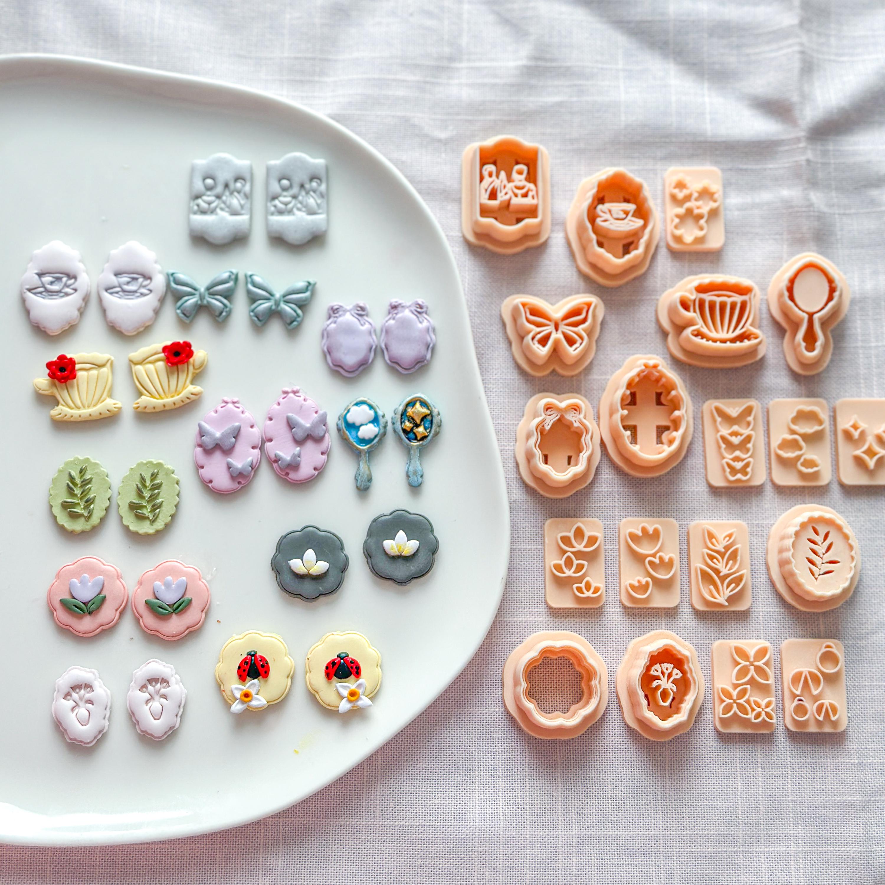 Feminine Oval Polymer Clay Cutter
