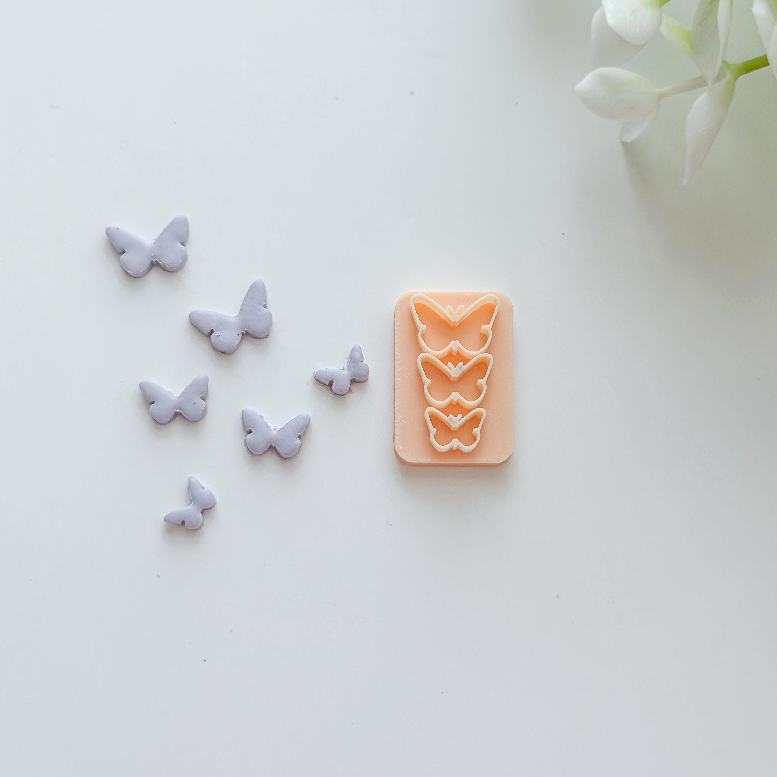 Whimsical Spring Polymer Clay Dainty Earring Cutter Set - 2 Pcs