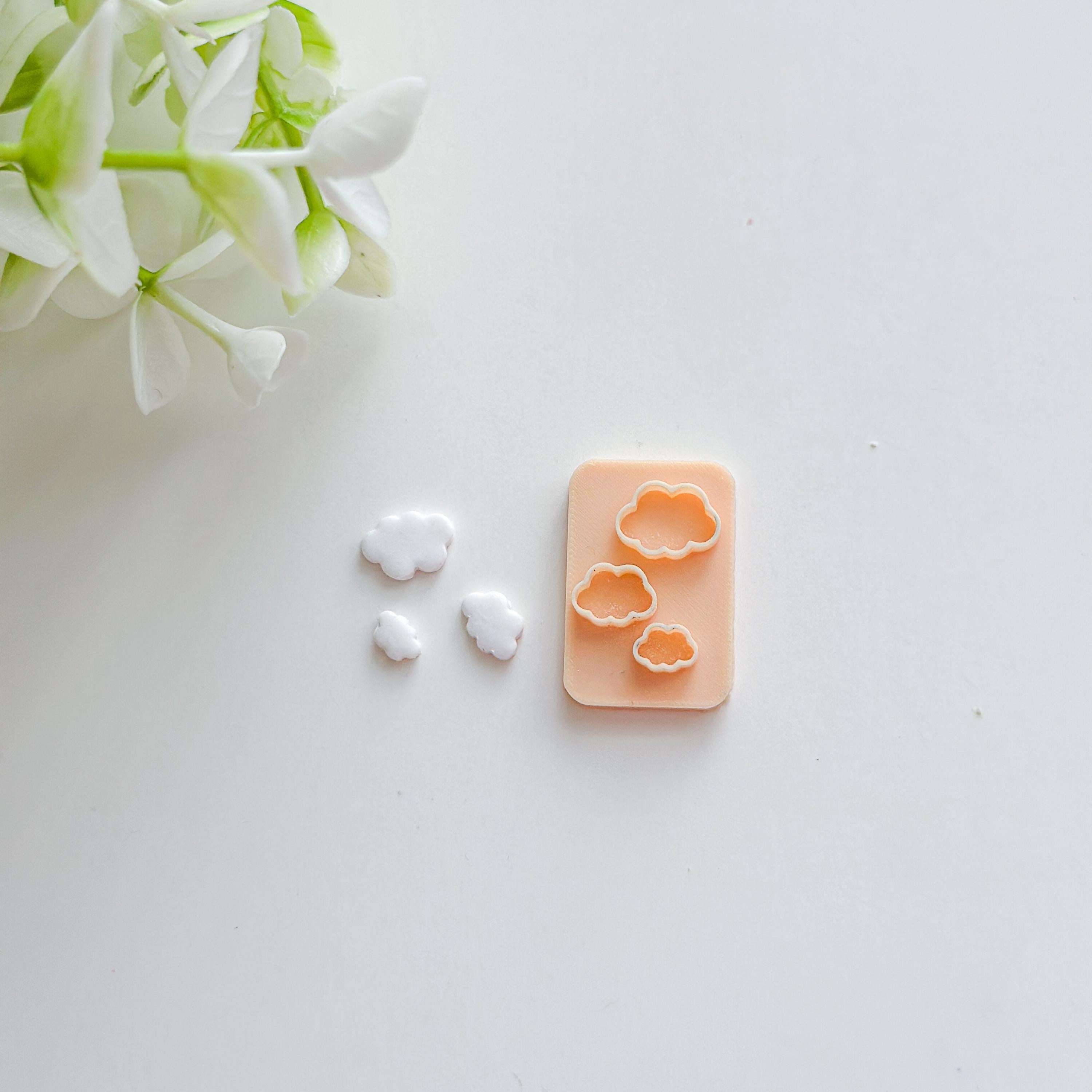 Cloud Polymer Clay Micro Cutter (3–5 mm)
