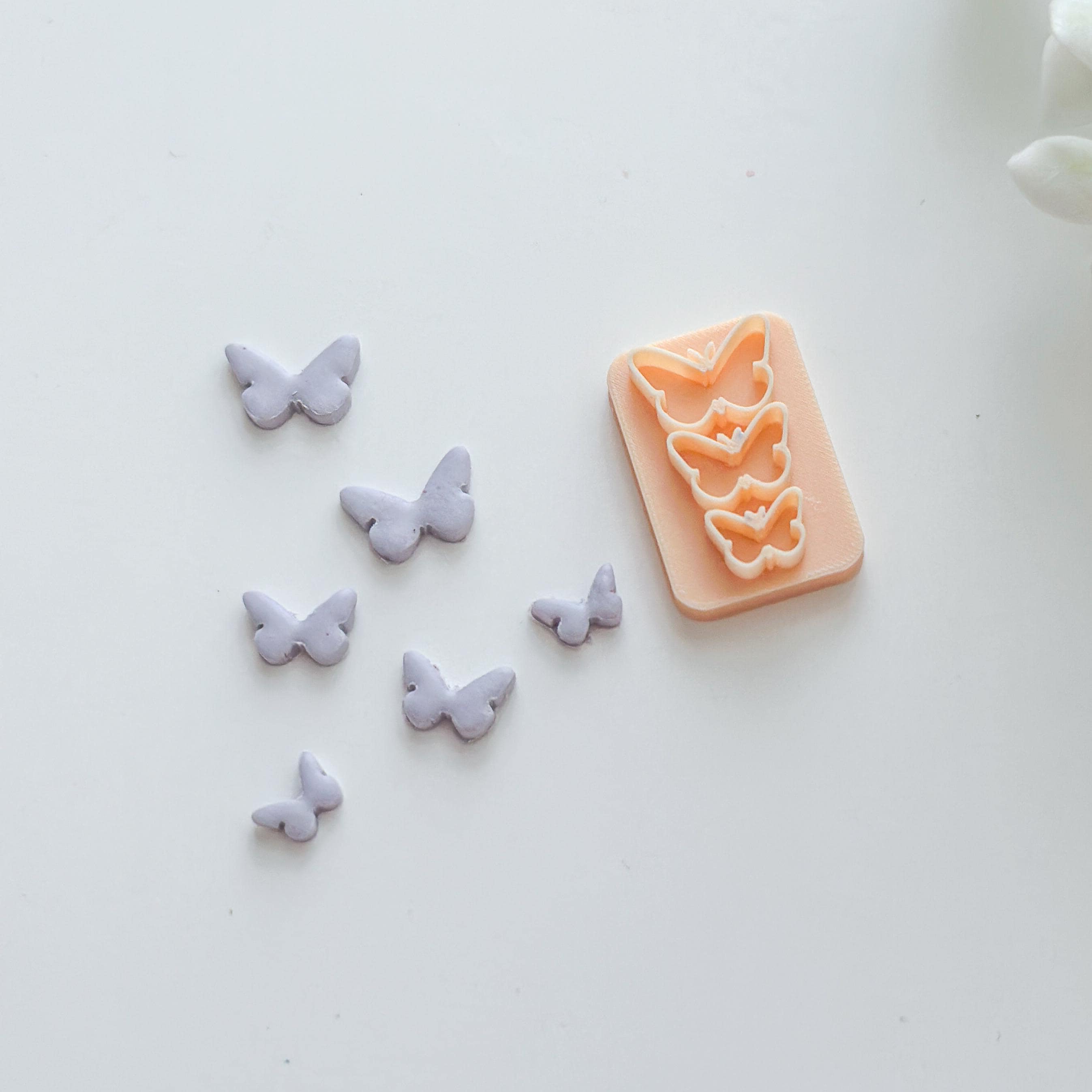 Butterfly Polymer Clay Micro Cutter (4–7 mm)