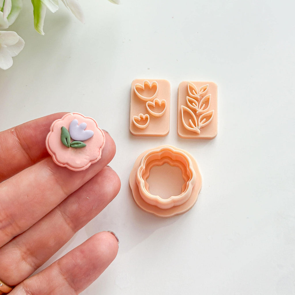 Leaf Polymer Clay Micro Cutter (3–7 mm)