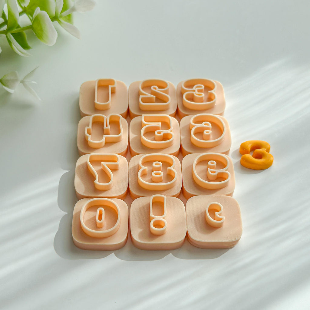 Numbers Clay Cutter Set– 16mm