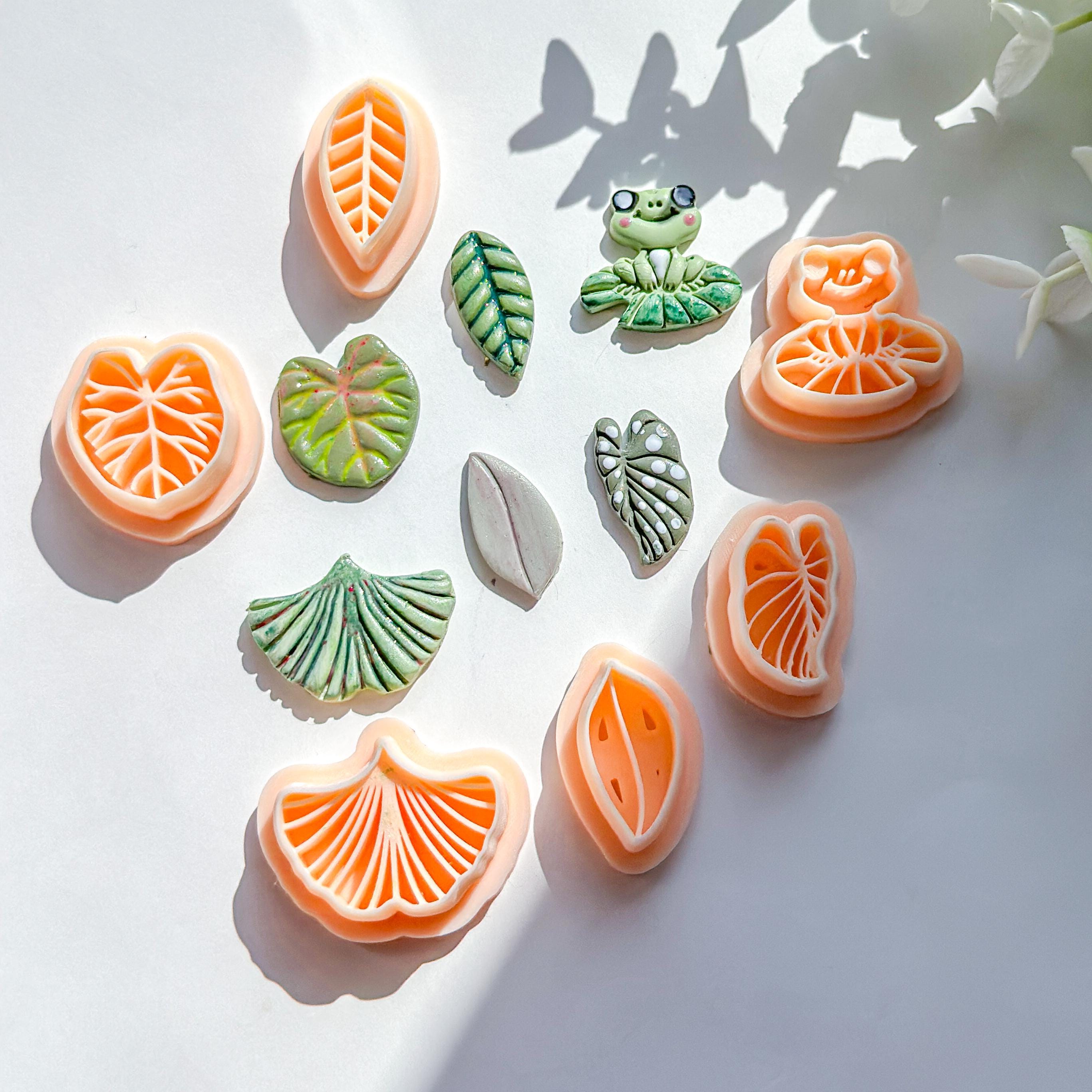 Botanical Leaf Polymer Clay Cutter