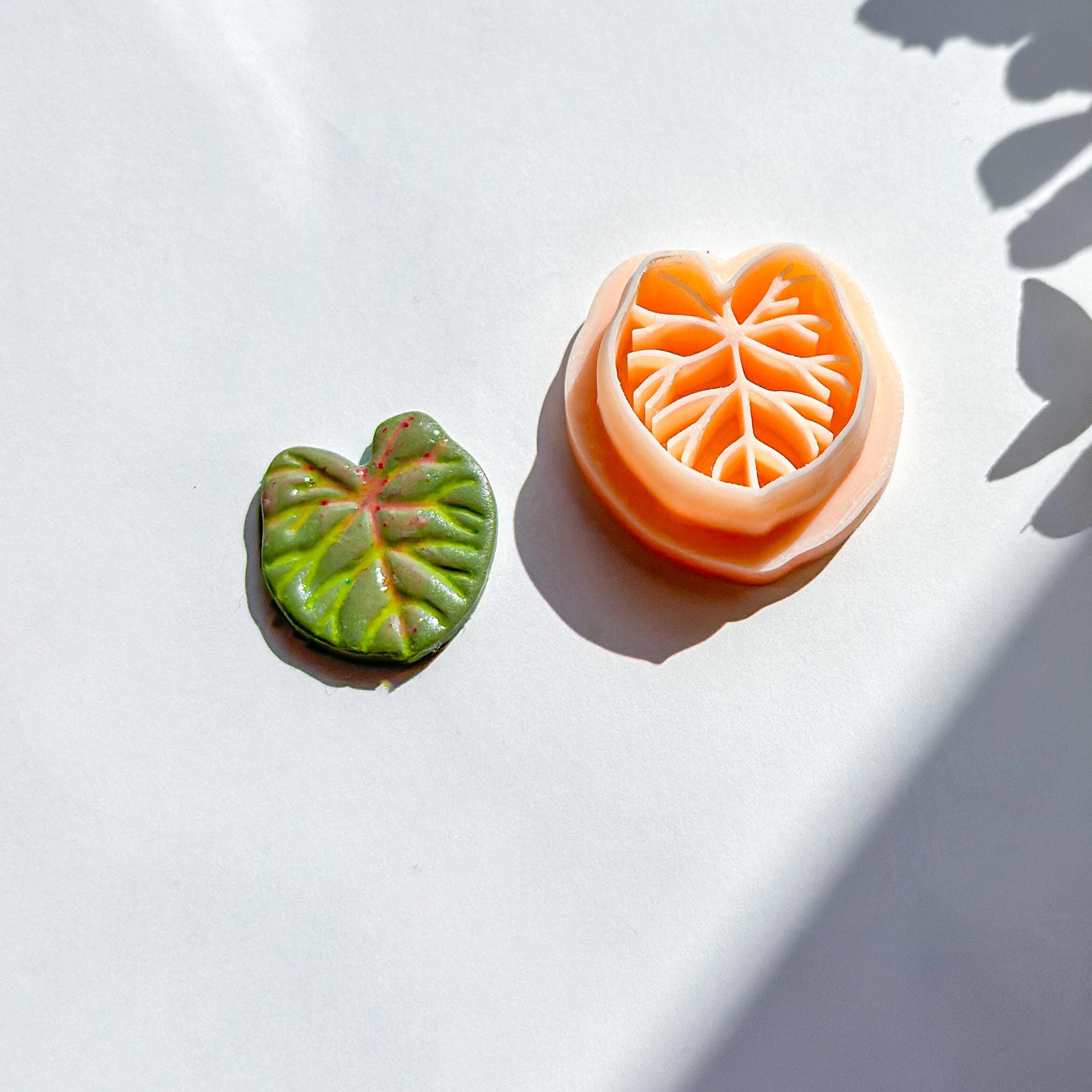 Colocasia Leaf Polymer Clay Cutter