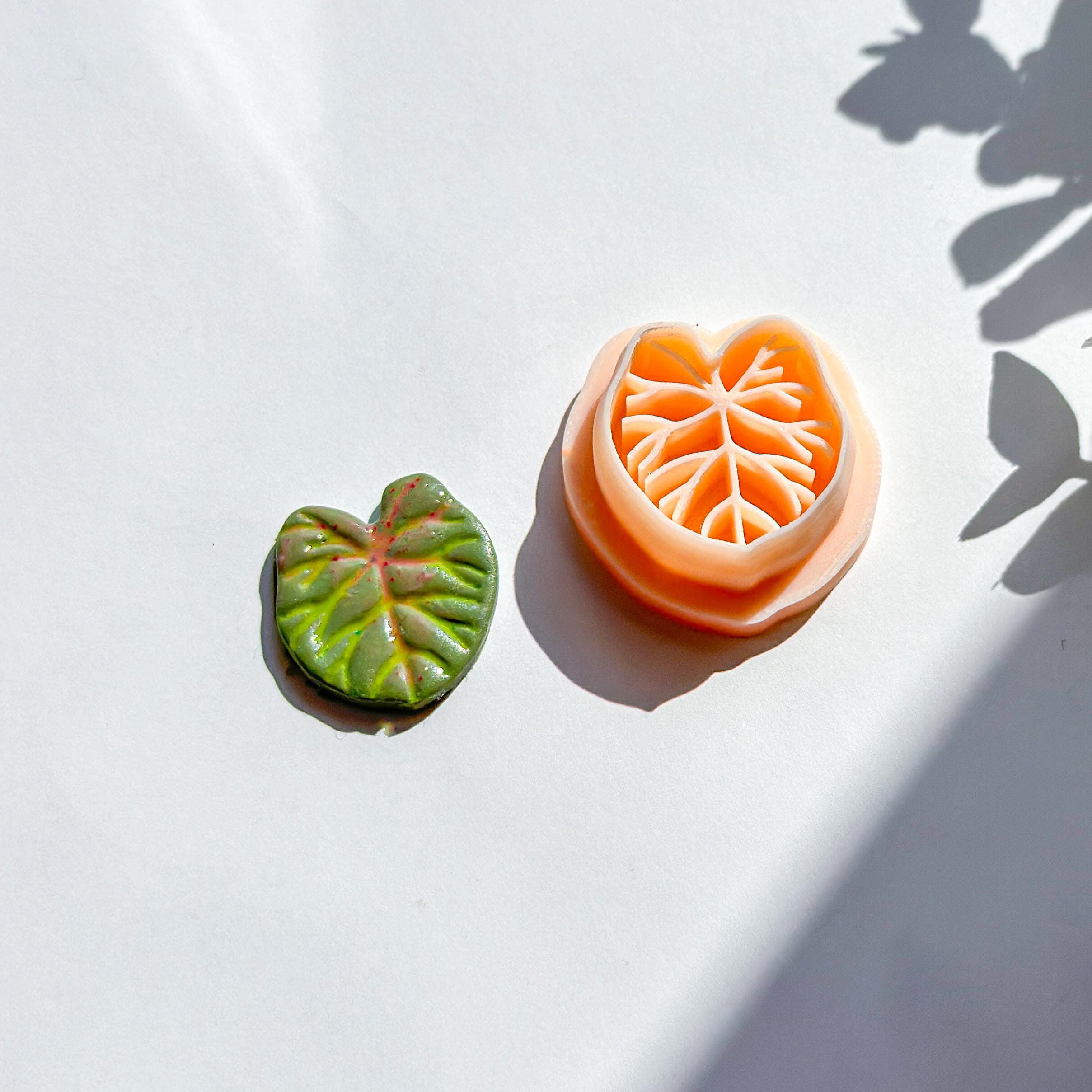 Colocasia Leaf Polymer Clay Cutter