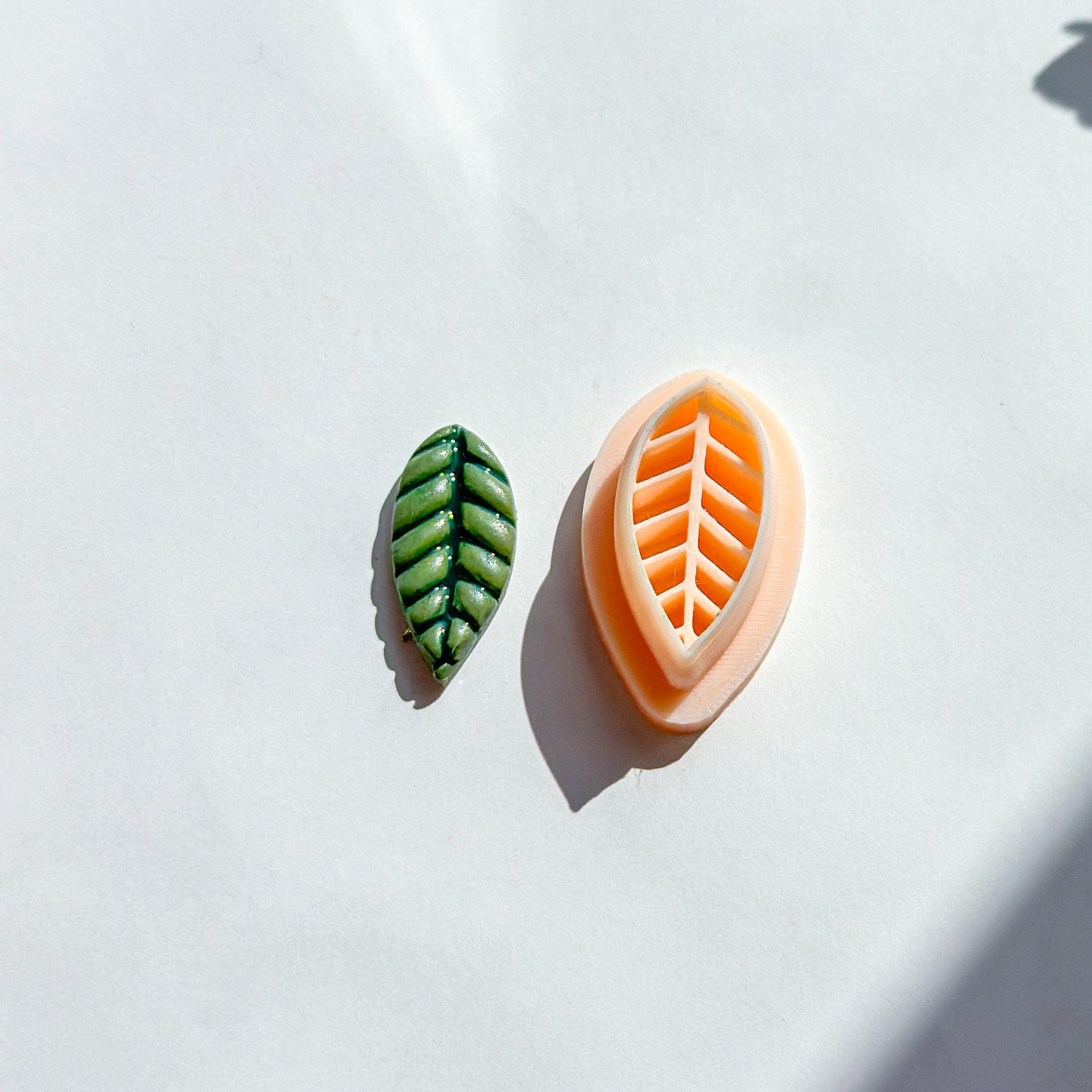 Botanical Leaf Polymer Clay Cutter Bundle (6 Pcs)