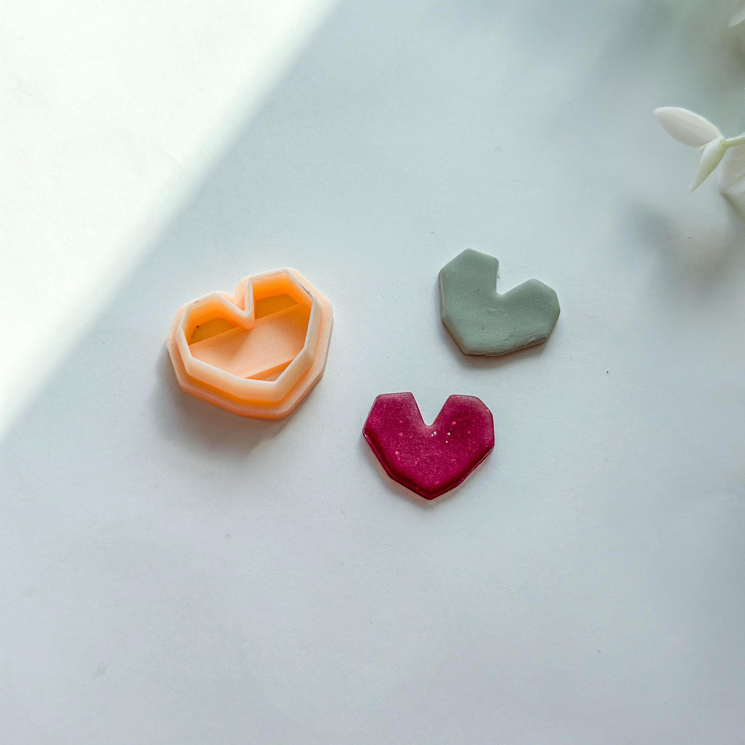 Angular Heart Clay Cutter