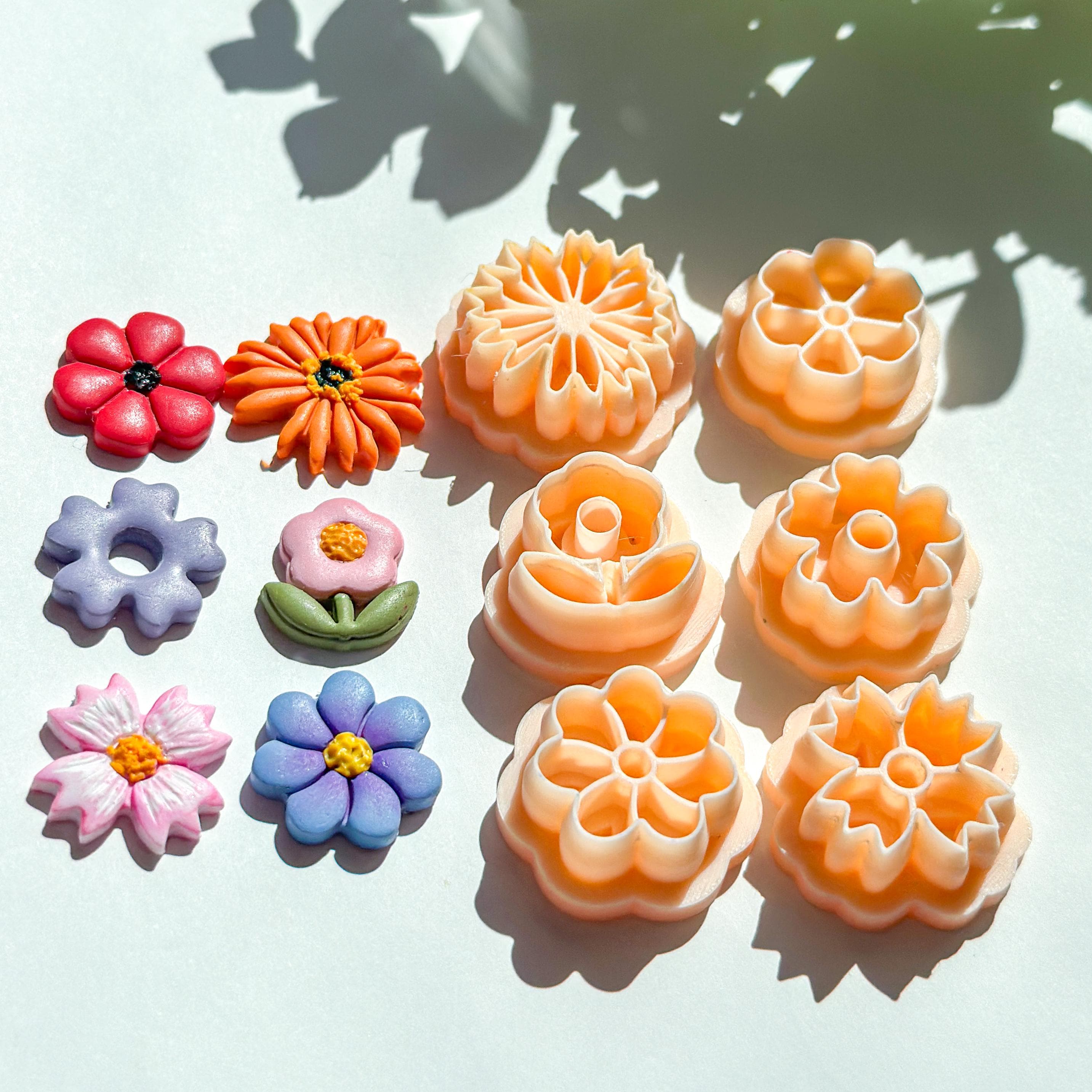 Gerbera Daisy Flower Polymer Clay Cutter