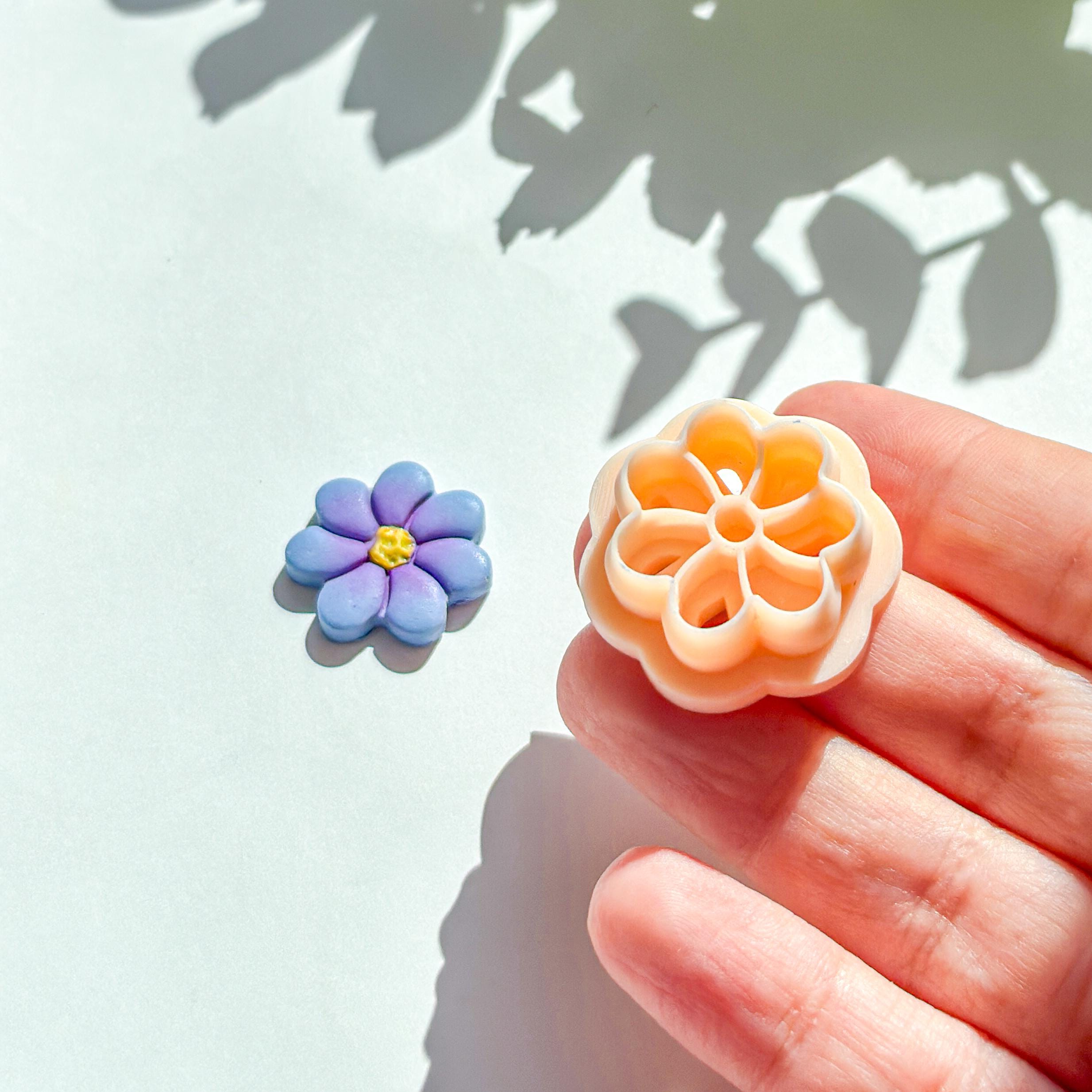 Seven Petals Flower Polymer Clay Cutter