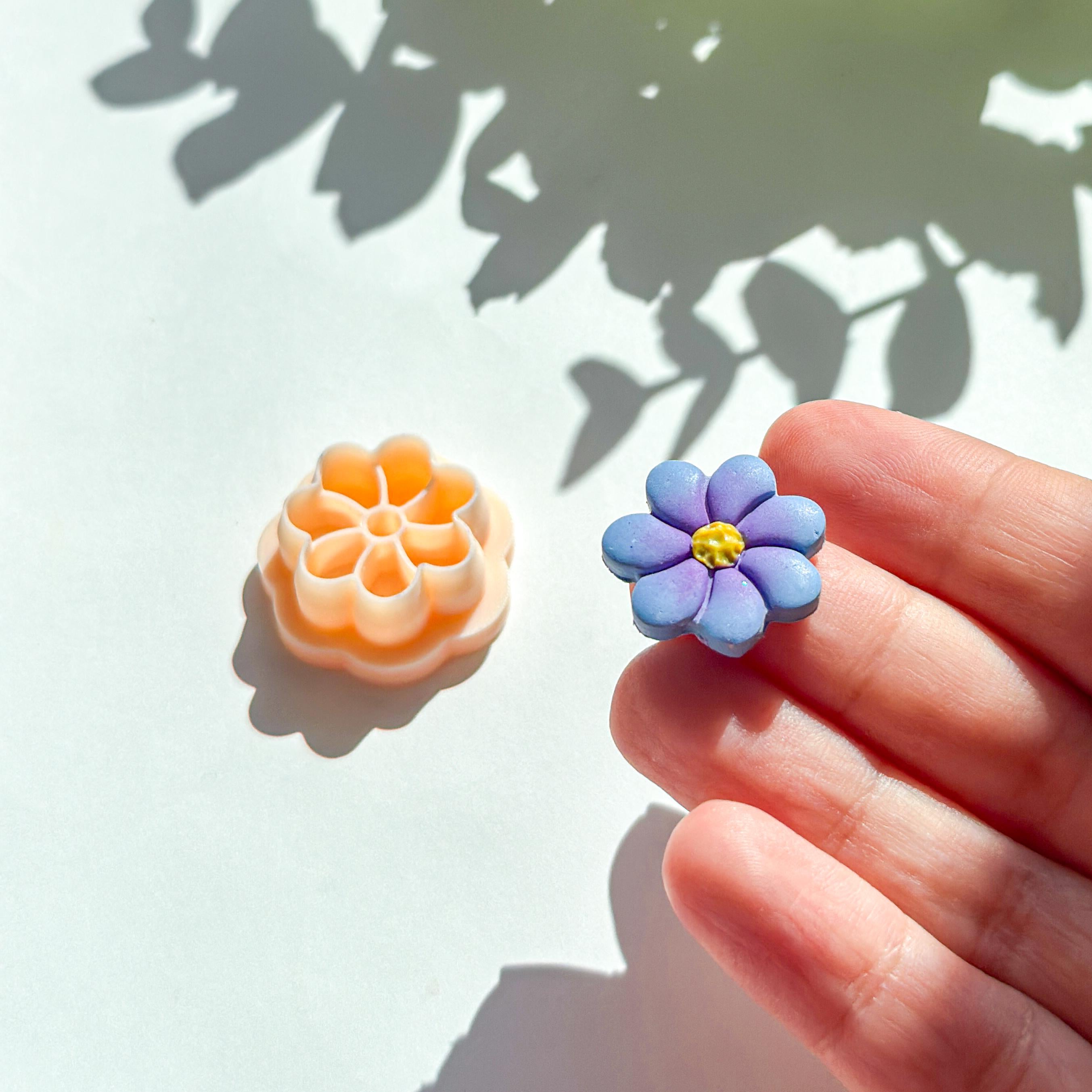 Seven Petals Flower Polymer Clay Cutter