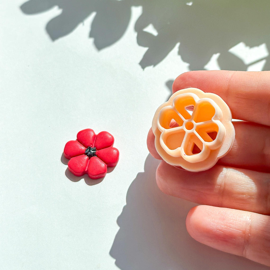 Six Petals Flower Polymer Clay Cutter