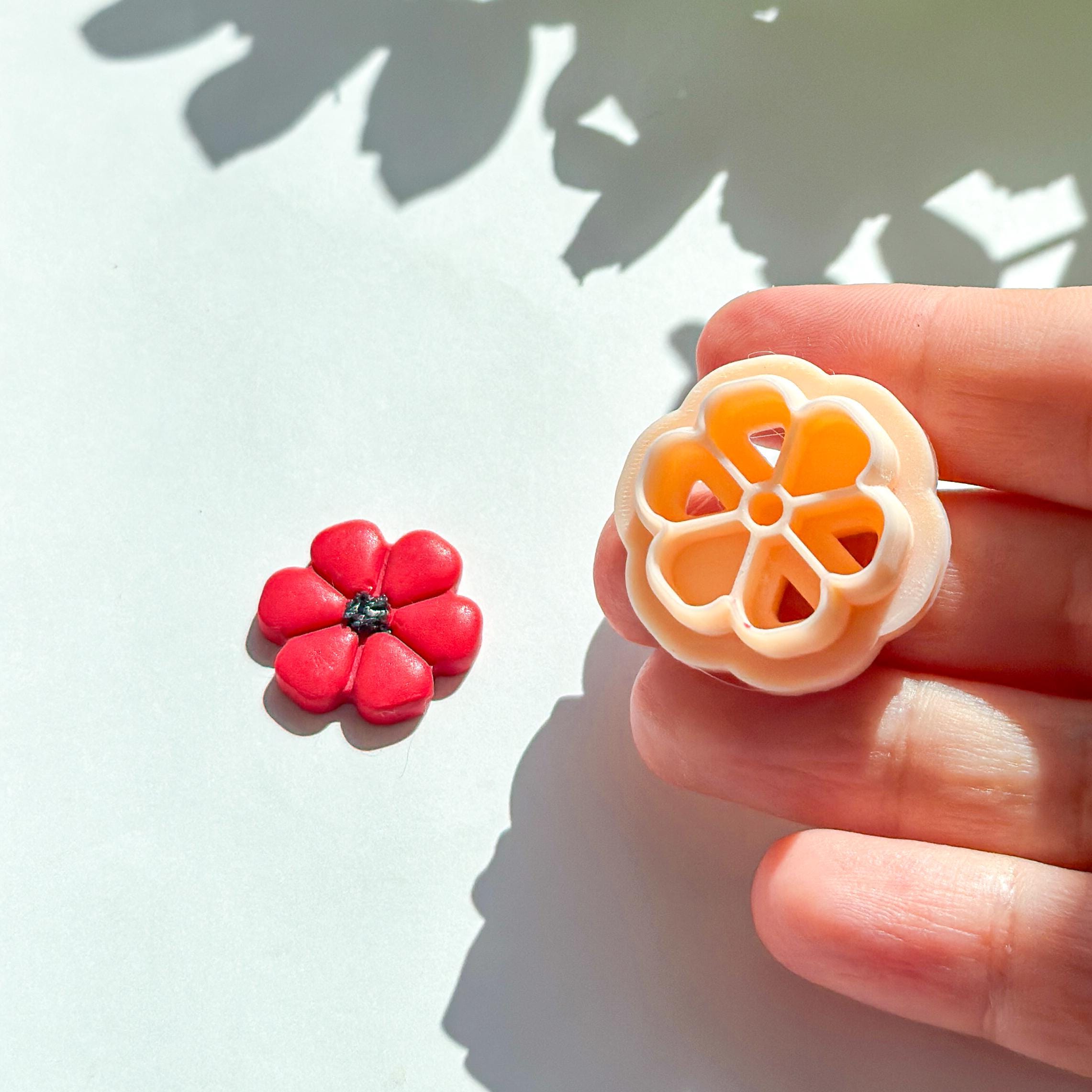 Six Petals Flower Polymer Clay Cutter