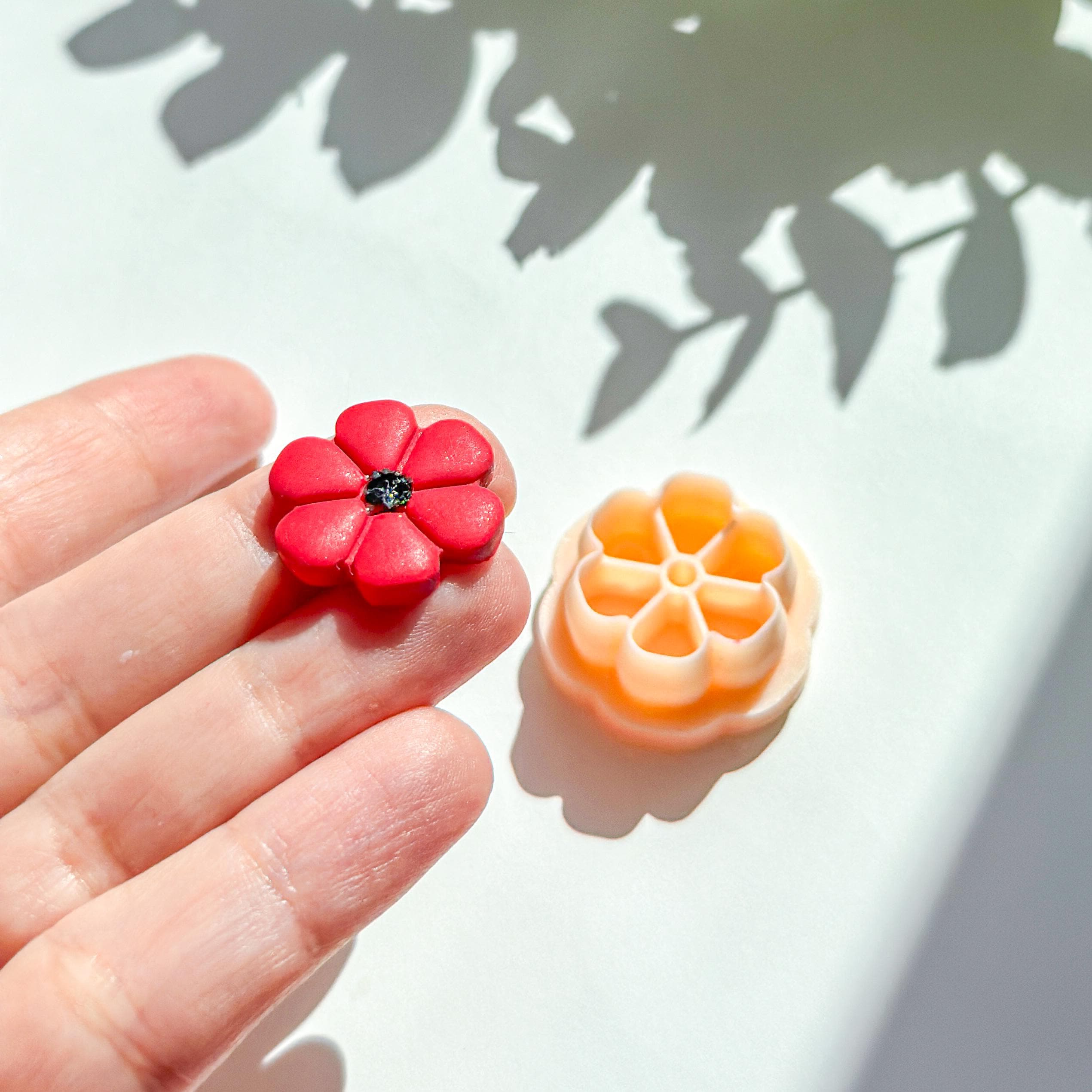 Six Petals Flower Polymer Clay Cutter