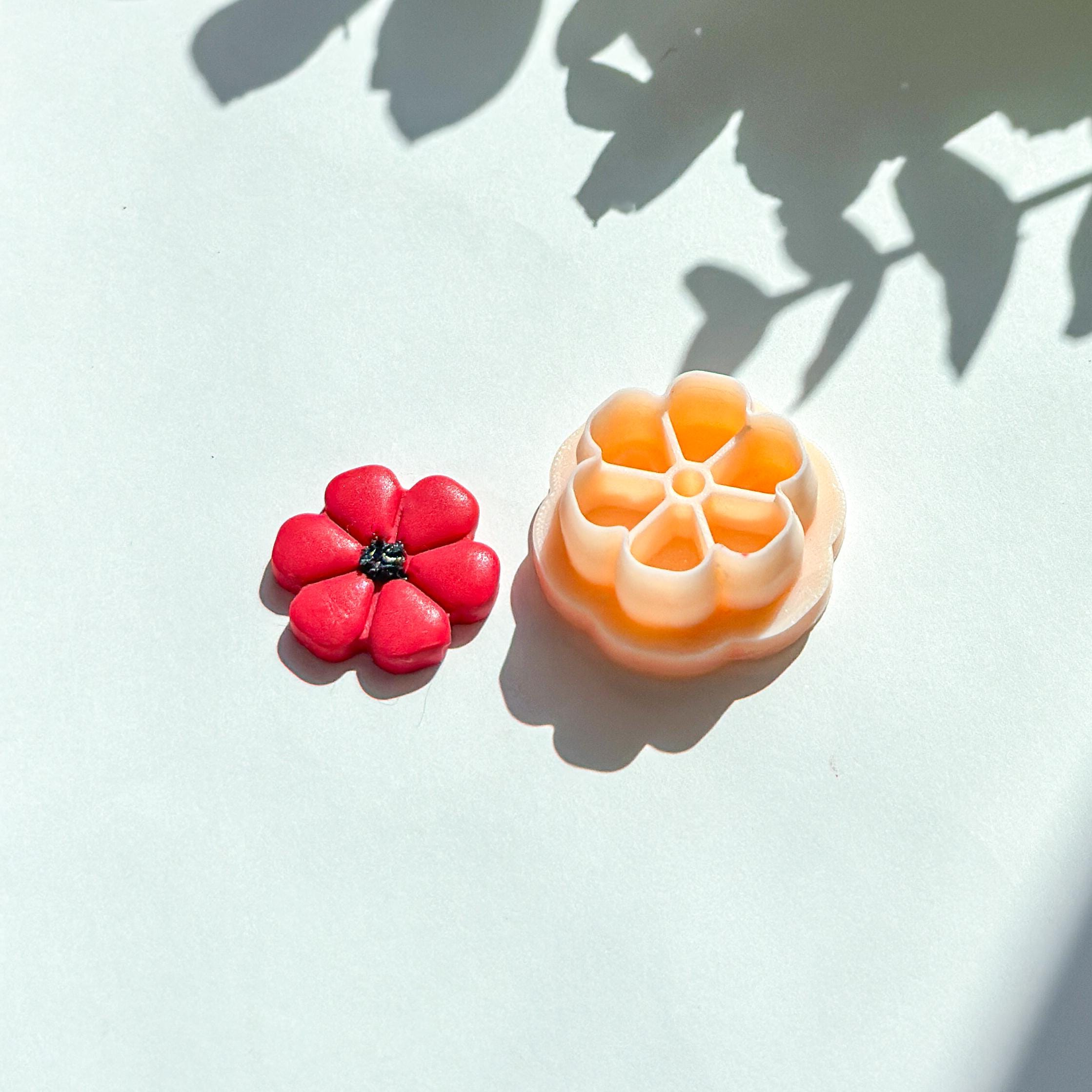 Six Petals Flower Polymer Clay Cutter