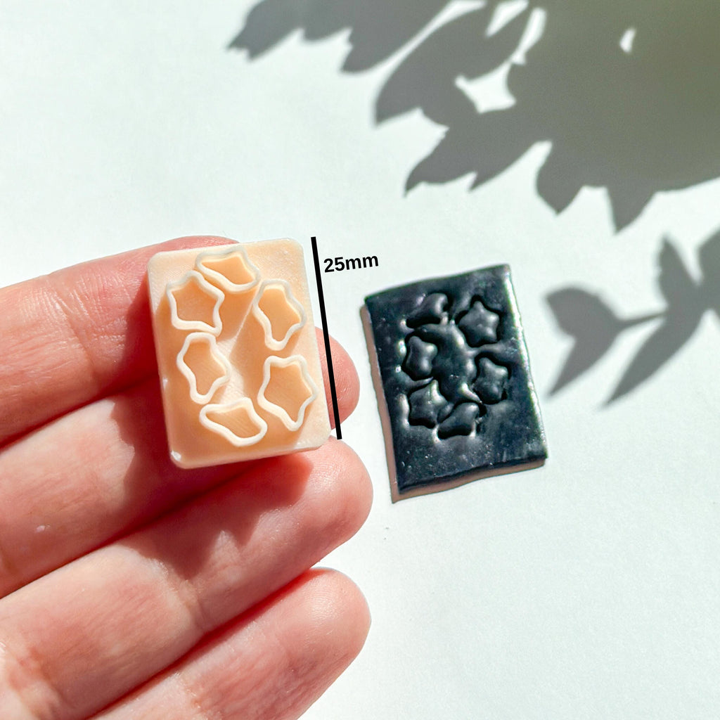 Cow Print Texture Stamp – 25mm