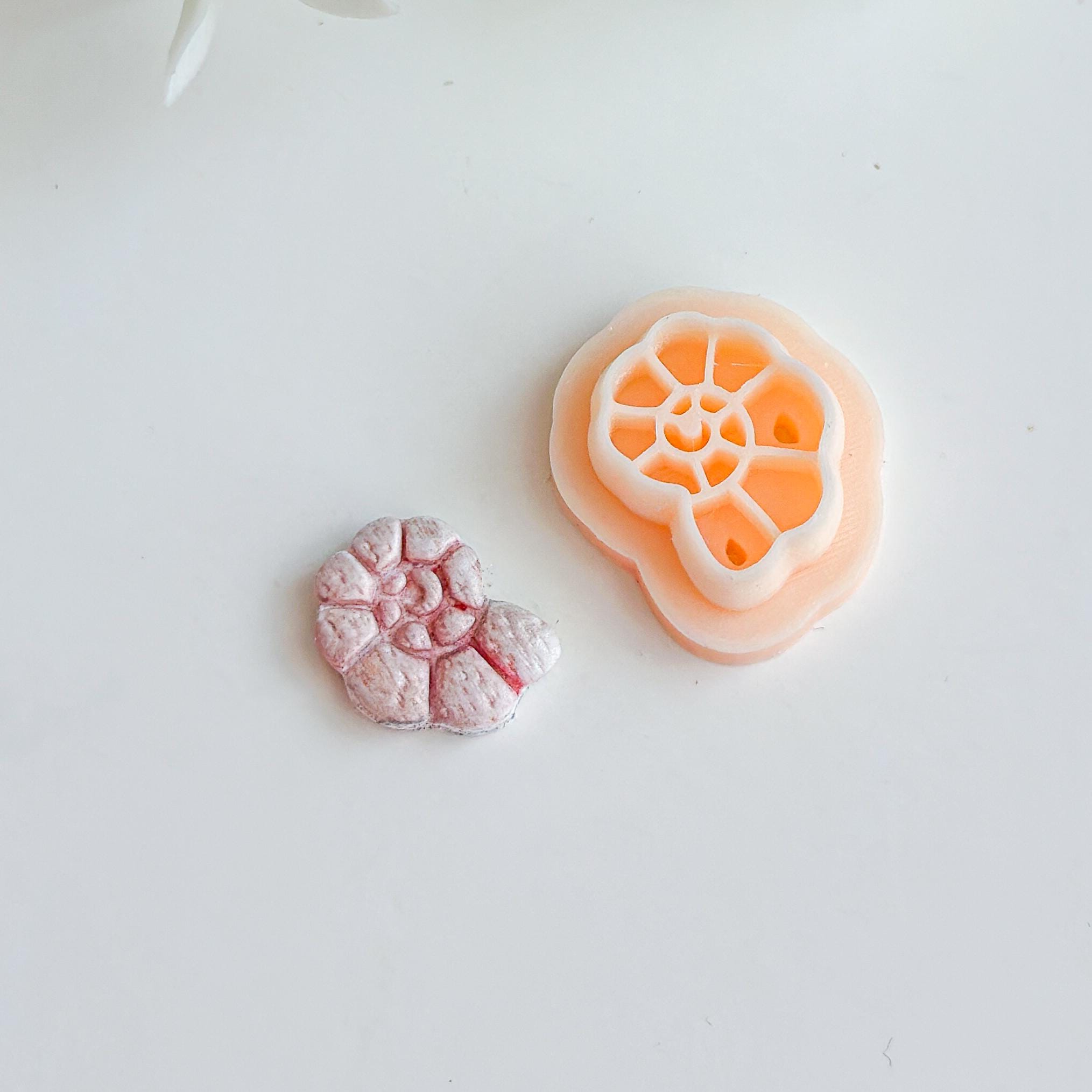 Seashell Embossed Clay Summer Cutter